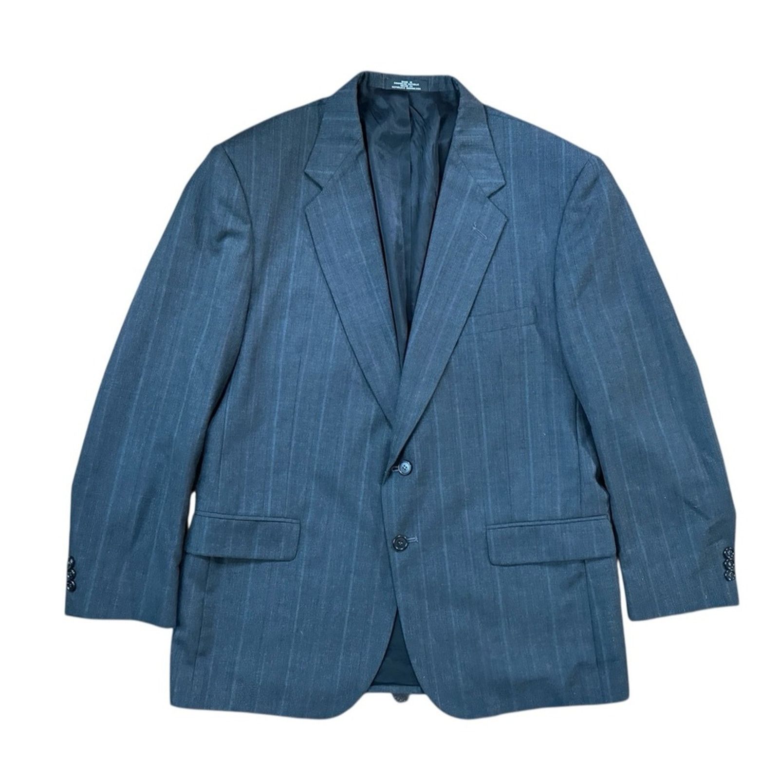 Towncraft Towncraft Men's Gray Pinstripe Blazer Size 44R - 1 Thumbnail