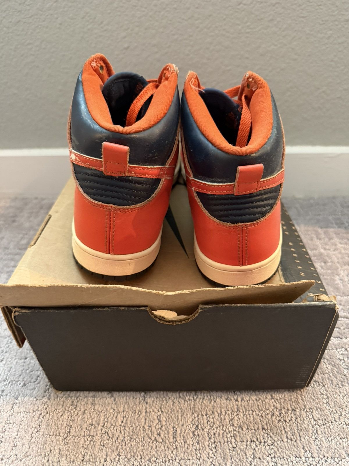 Nike 1999 Nike Dunk High Le Obsidian Size US 9.5 / EU 42-43 - 4 Thumbnail
