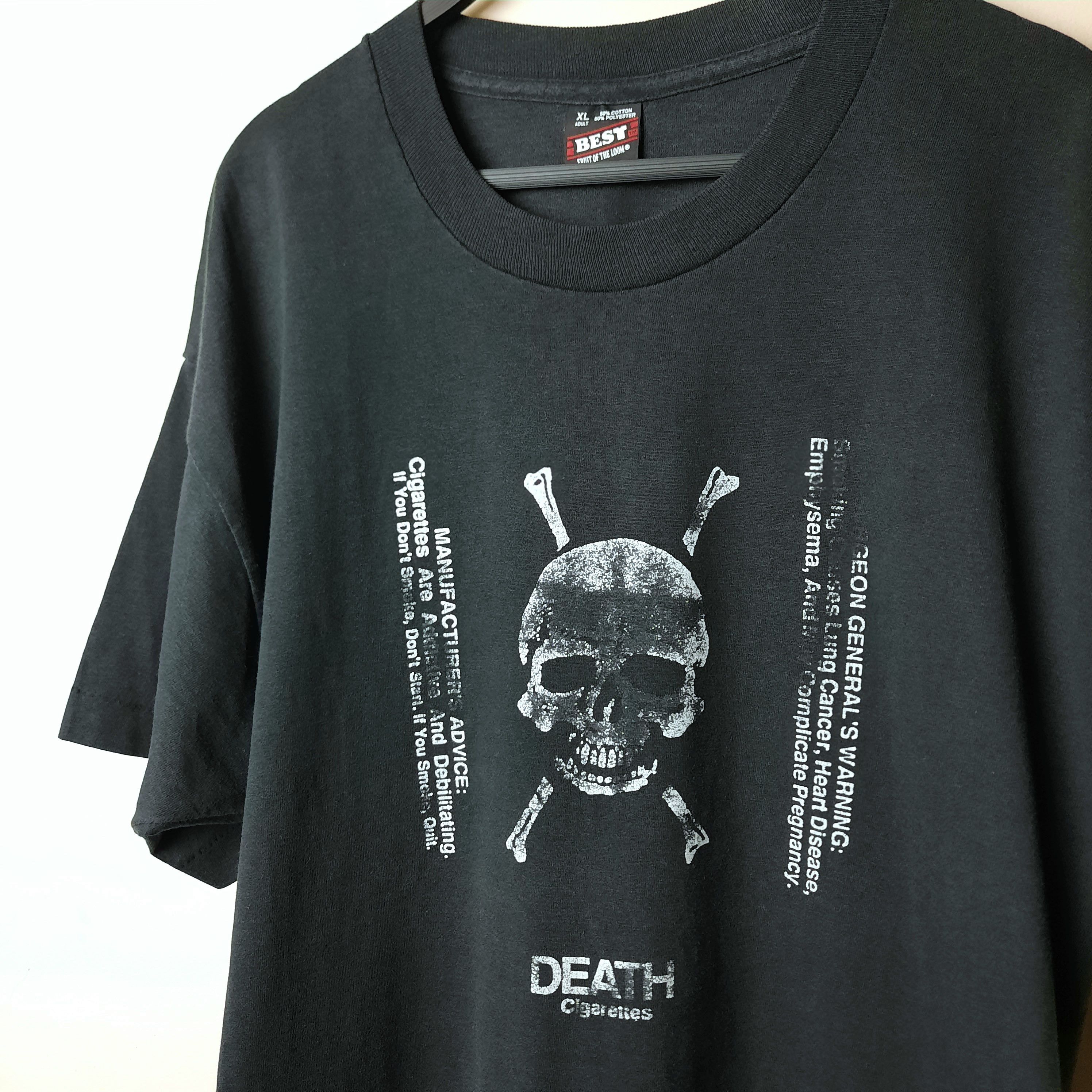 Vintage Vintage Death Cigarettes T-Shirt | Grailed