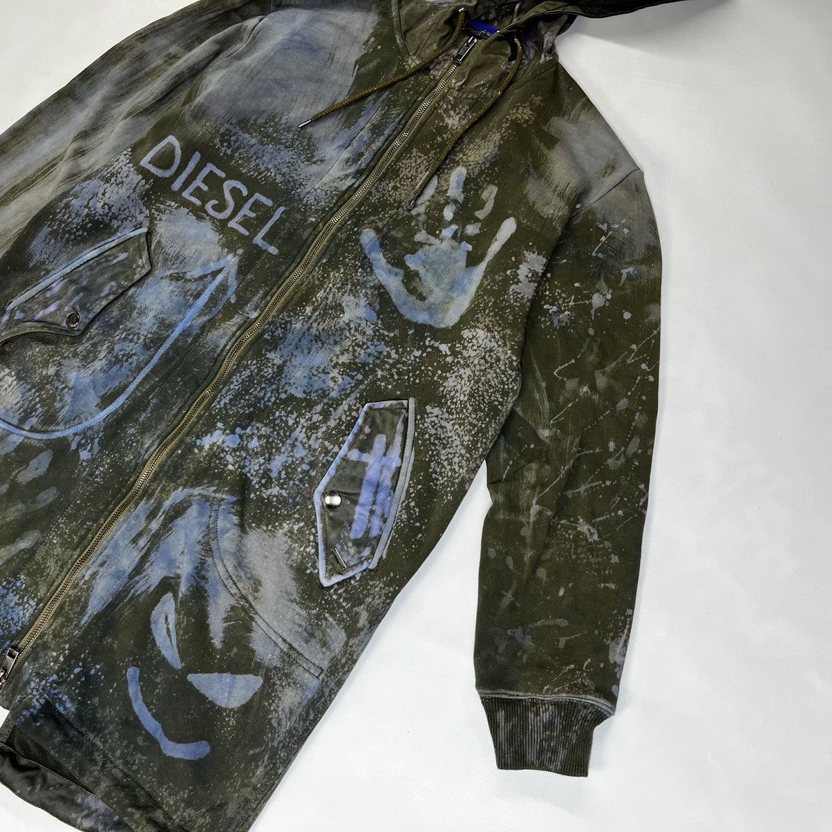 Diesel Rare Diesel Custom 1of1 Art Dyed Jacket Size US S / EU 44-46 / 1 - 7 Thumbnail