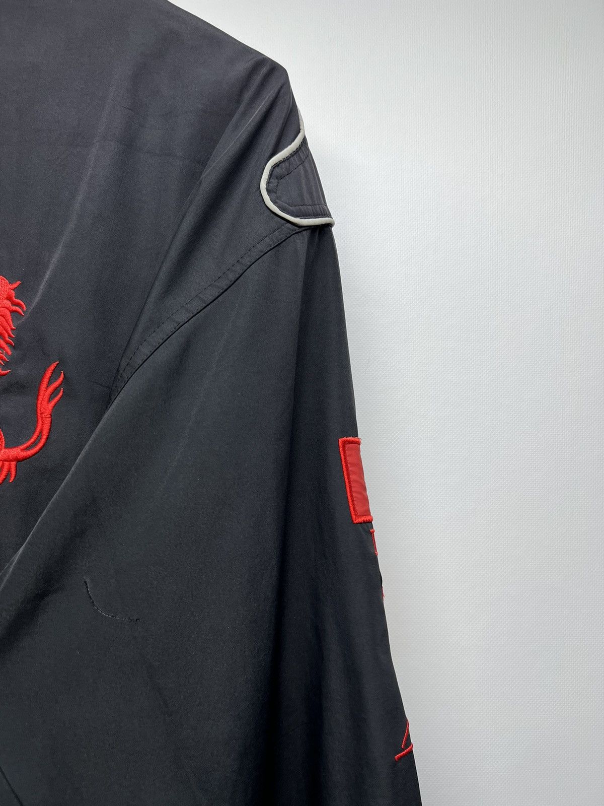 Vintage Y2k Ferrari F1 Faded Nylon Racing Jacket 00’s