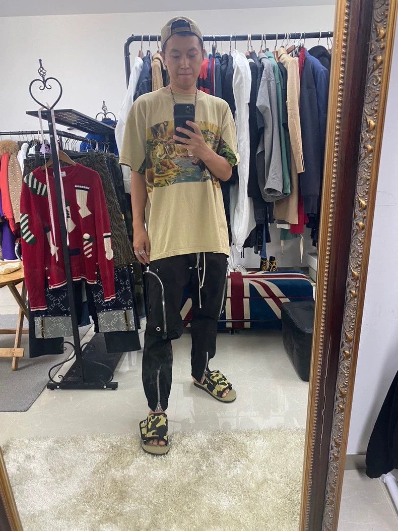 Rick Owens Rick Owens Black Multi-Zipper Pocket Pants Size US 31 - 1 Thumbnail
