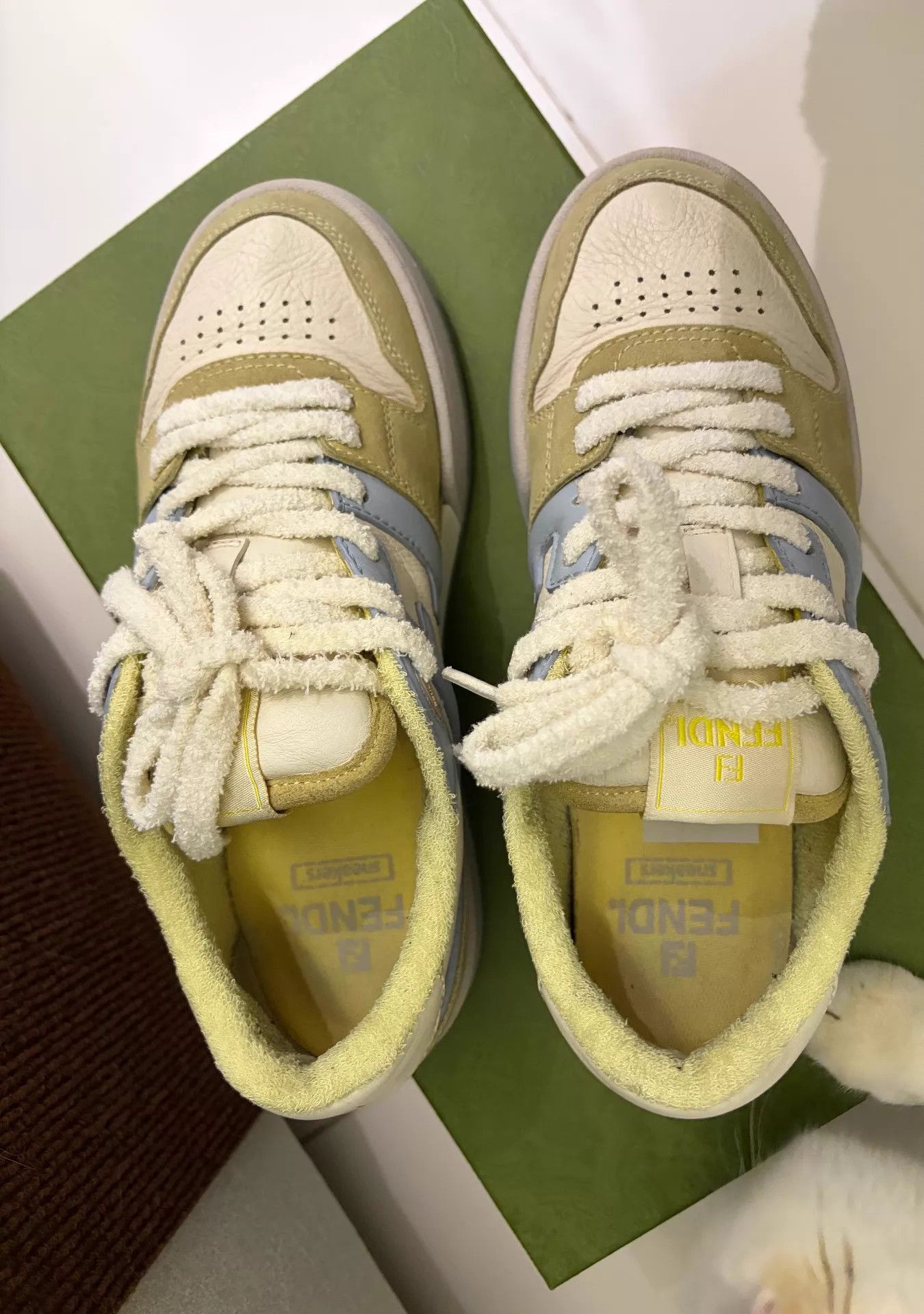 Fendi Fendi Match Ice Cream Splice Cracker Sneakers EU38 Size US 7.5 / IT 37.5 - 3 Thumbnail