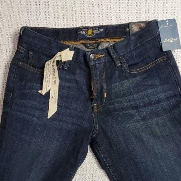 Lucky Brand Lucky Brand Sweet Jean Straight Blue Mid Rise Sz. 26 x 31 Je Size 26" / US 2 / IT 38 - 6 Thumbnail