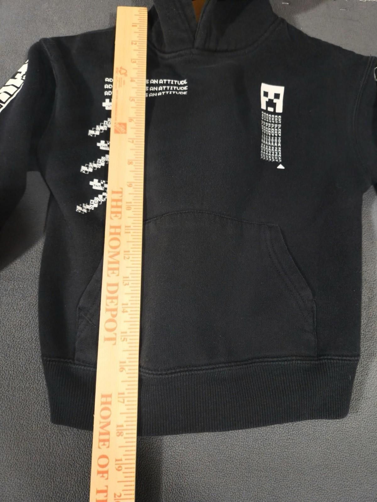 Zara Minecraft x Zara Adventure Club Hoodie Black Kids Size 6 #2 Size US XXS / EU 40 - 2 Thumbnail
