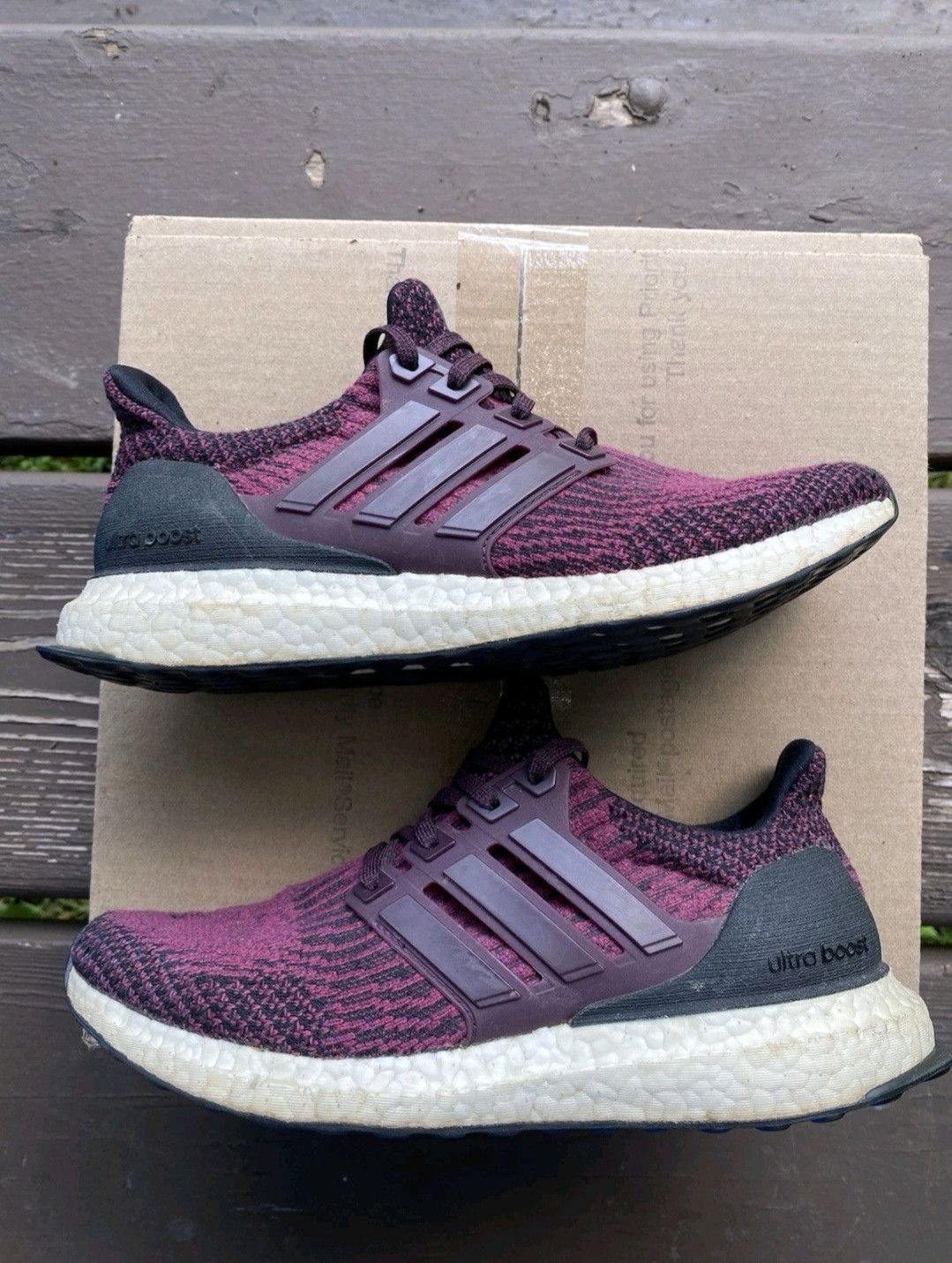 Adidas Wmns Ultraboost 3.0 Red Night S82058 Size 7 Size US 7 / IT 37 - 3 Thumbnail