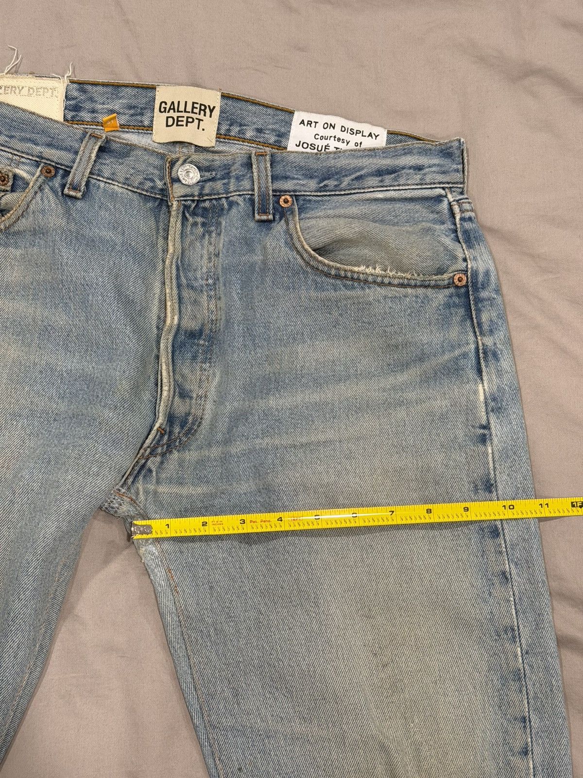 Gallery Dept. GALLERY DEPT. La Flare Deconstructed Levi's Jeans Size US 31 - 8 Thumbnail