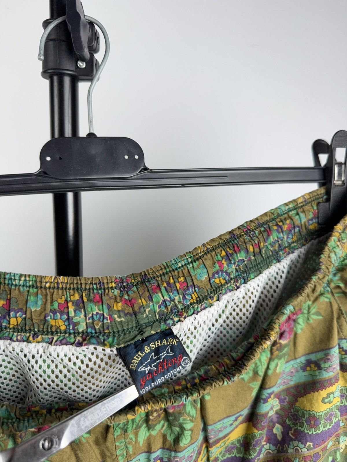 Paul & Shark Retro Vintage 90s Paul & Shark Yachting Floral Swim Shorts Size US 31 - 10 Thumbnail