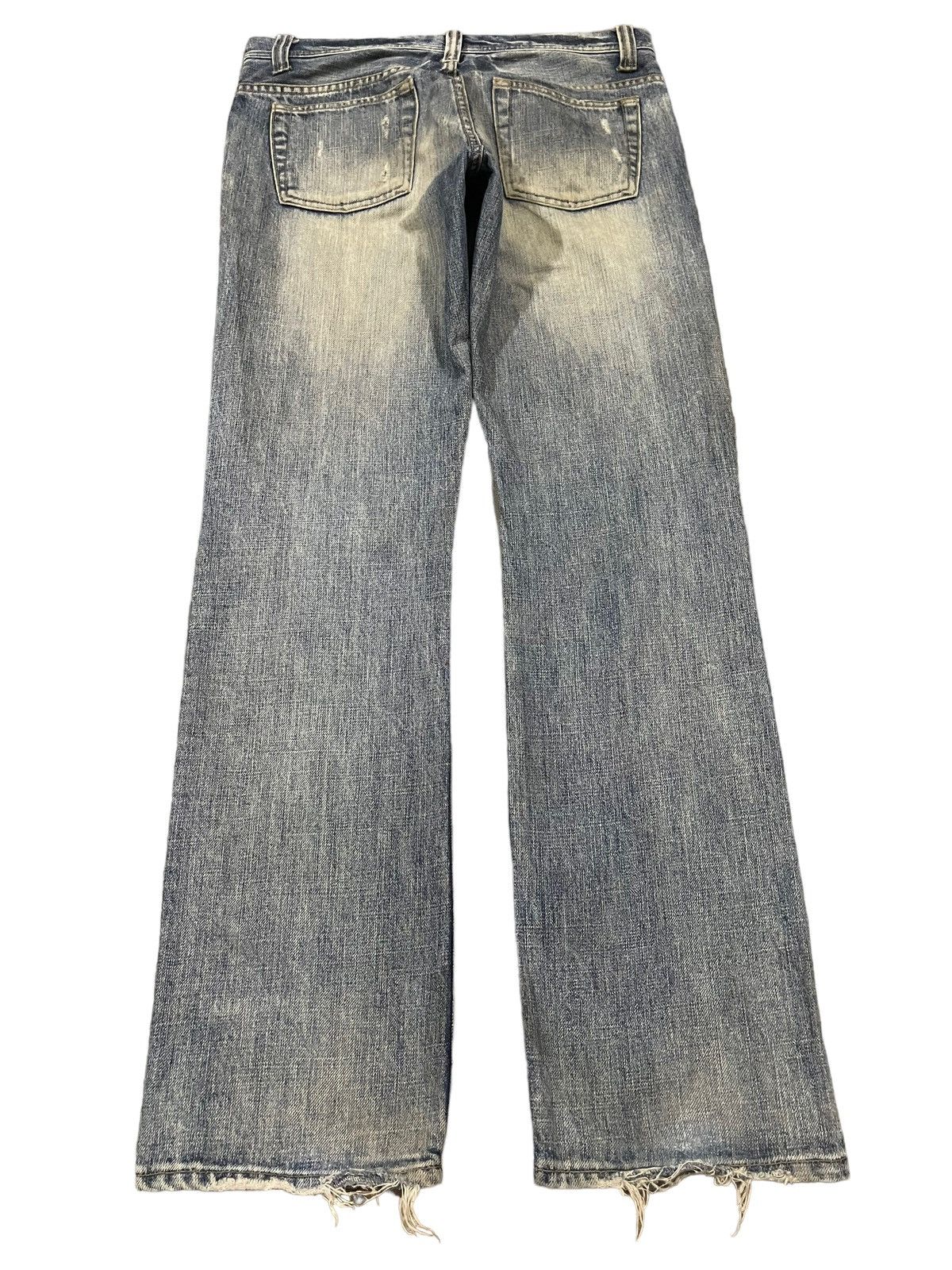 semanticdesign Vintage Japanese Brand Blue Wash Style Distressed Jeans Size US 32 / EU 48 - 2 Thumbnail