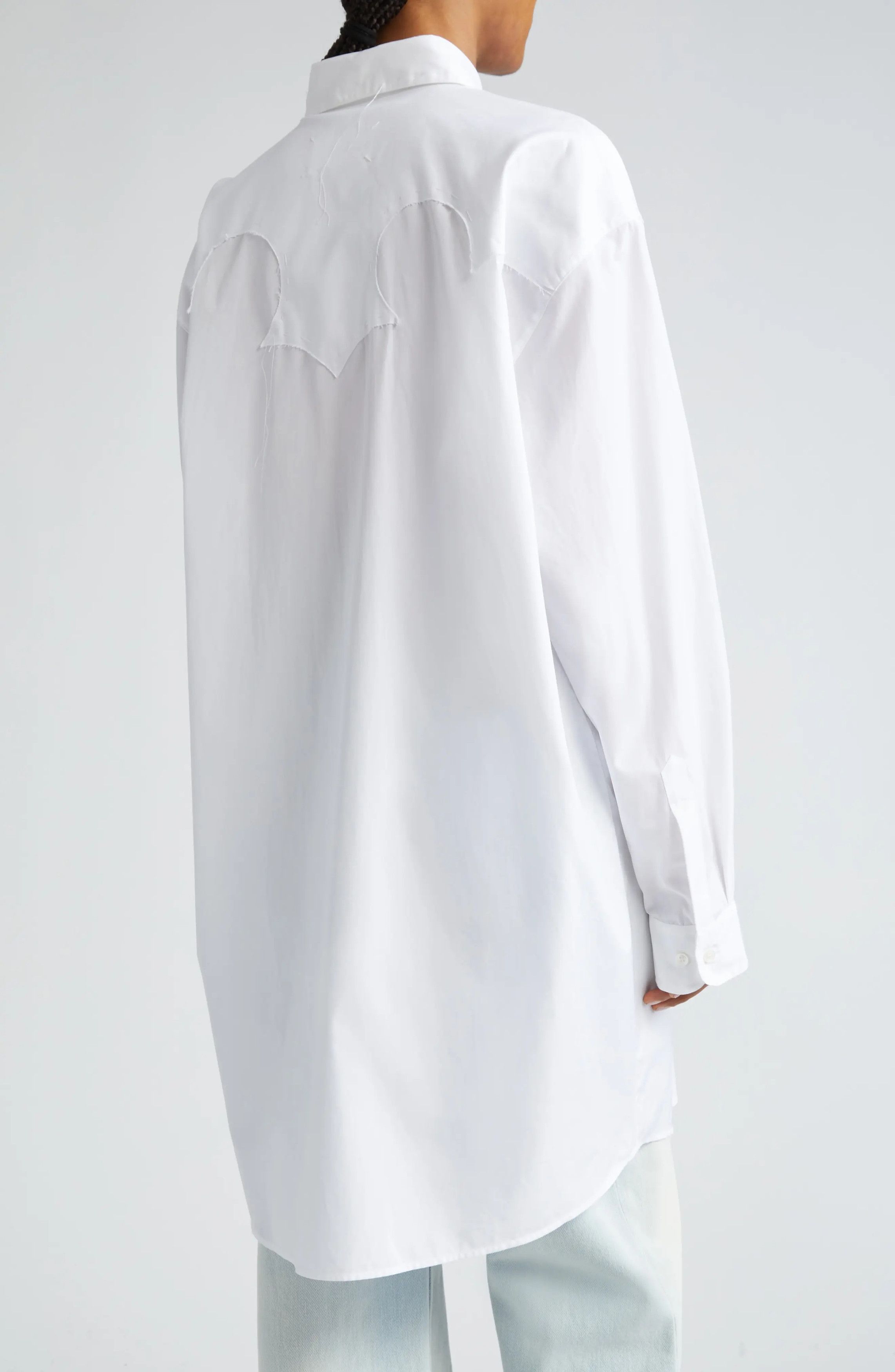 Maison Margiela o1y0625 Shirt in White Size S / US 4 / IT 40 - 5 Thumbnail