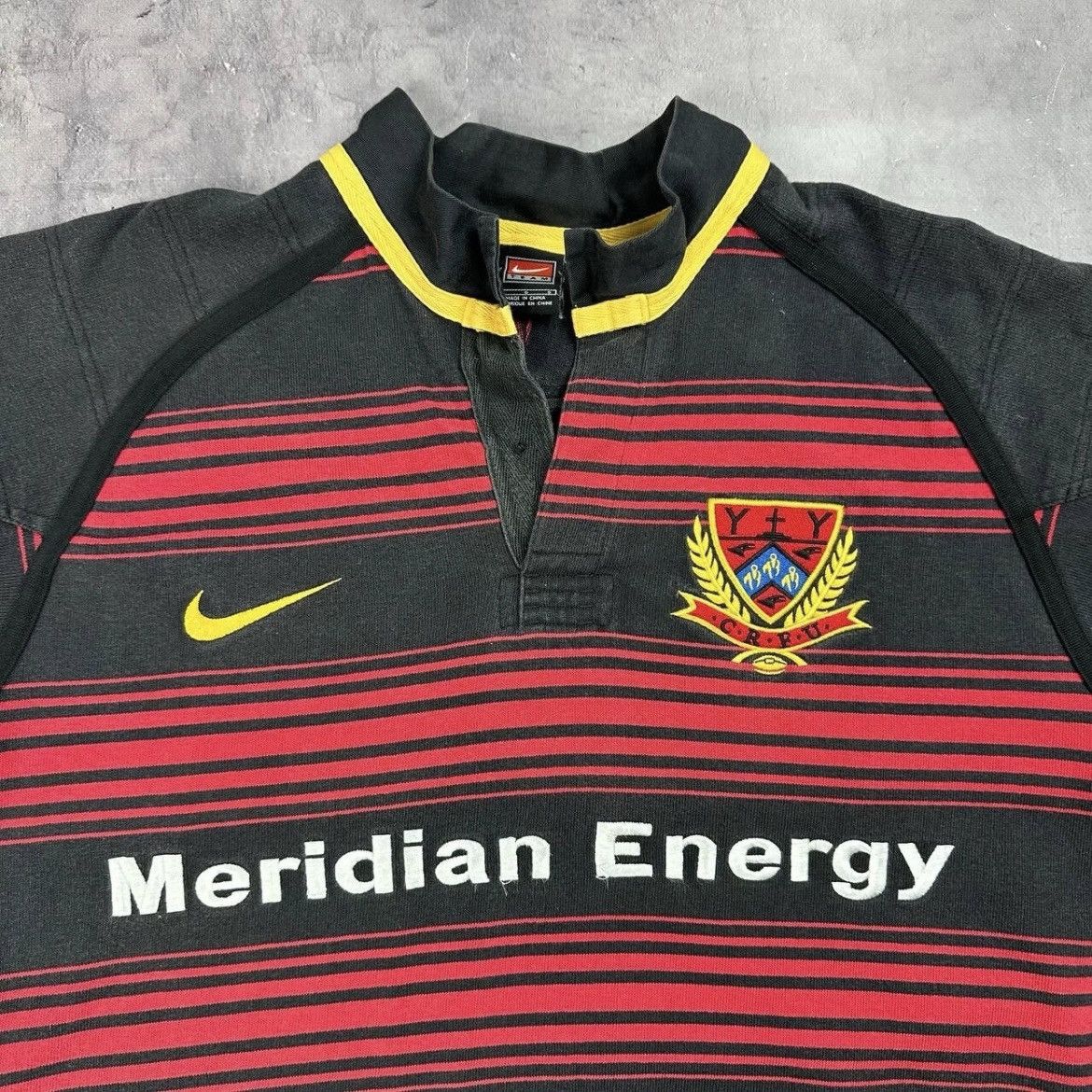 Nike Rare! Nike CRFU Rugby Meridian 90s Shirt Vintage Size US L / EU 52-54 / 3 - 11 Thumbnail