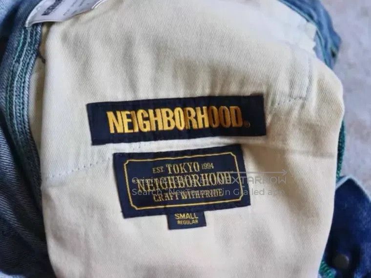 Neighborhood Neighborhood size S Splattered Washed Denim Jeans Size US 28 / EU 44 - 8 Thumbnail