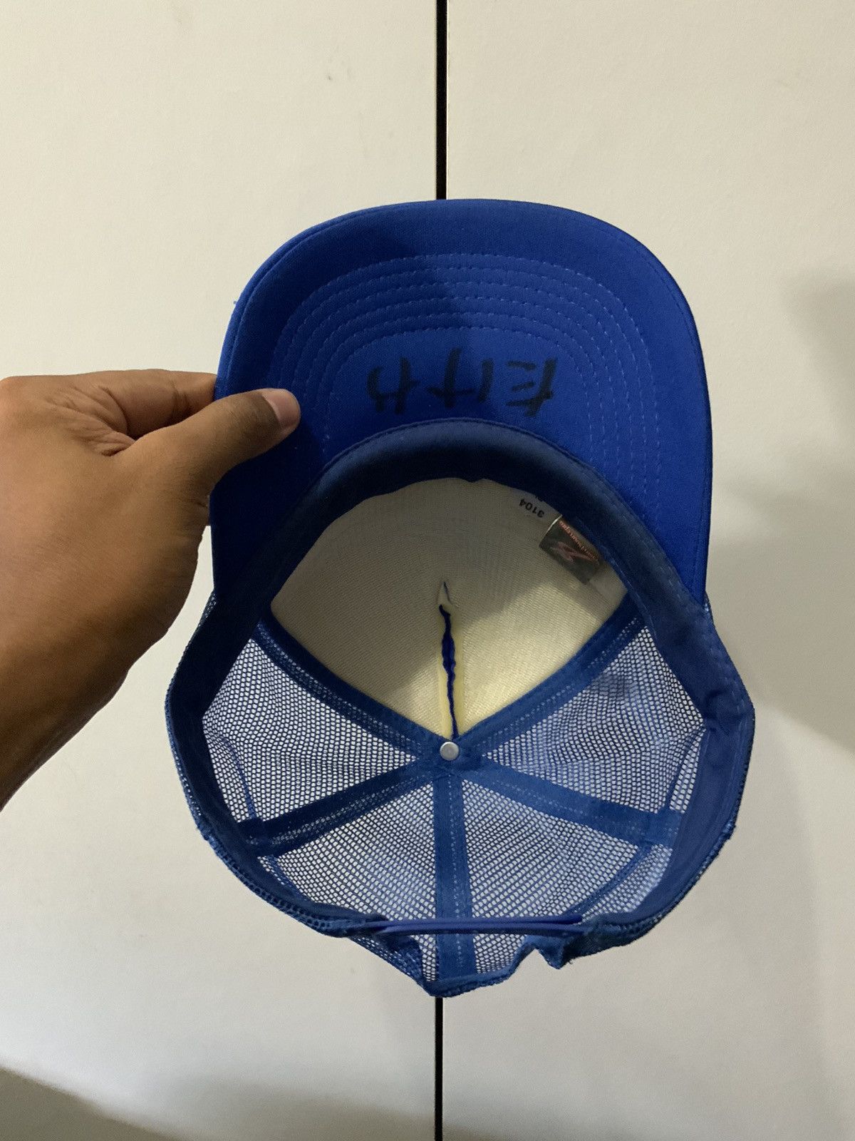 Hat Club JCP Yellow Blue Trucker Hat Size ONE SIZE - 7 Thumbnail