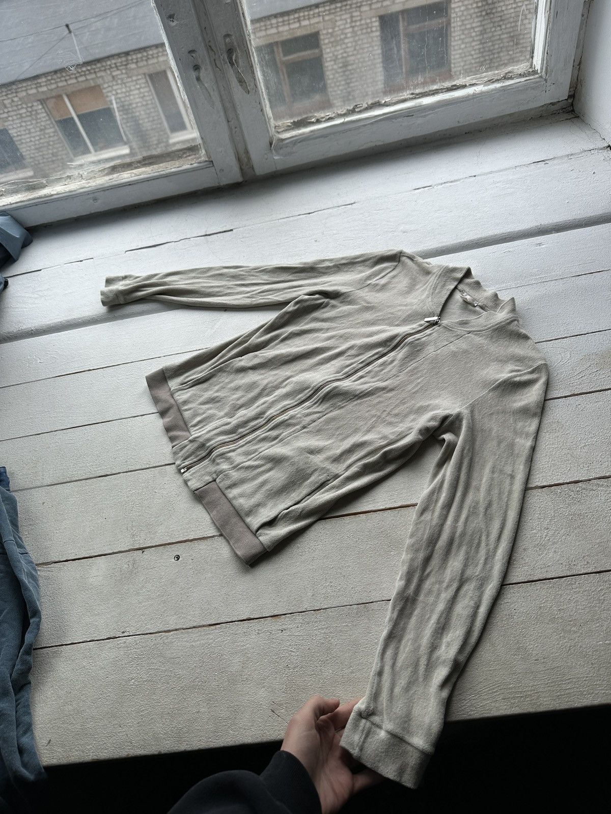 Hanro 🚨RARE HANRO LONG SLEEVE AVANT GARDE BEIGE LUXURY Y2k Size XS / US 0-2 / IT 36-38 - 2 Thumbnail