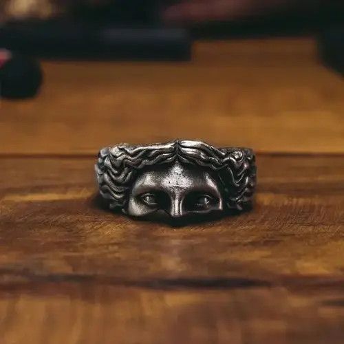 Other Vintage brass head ring Size ONE SIZE - 1 Thumbnail