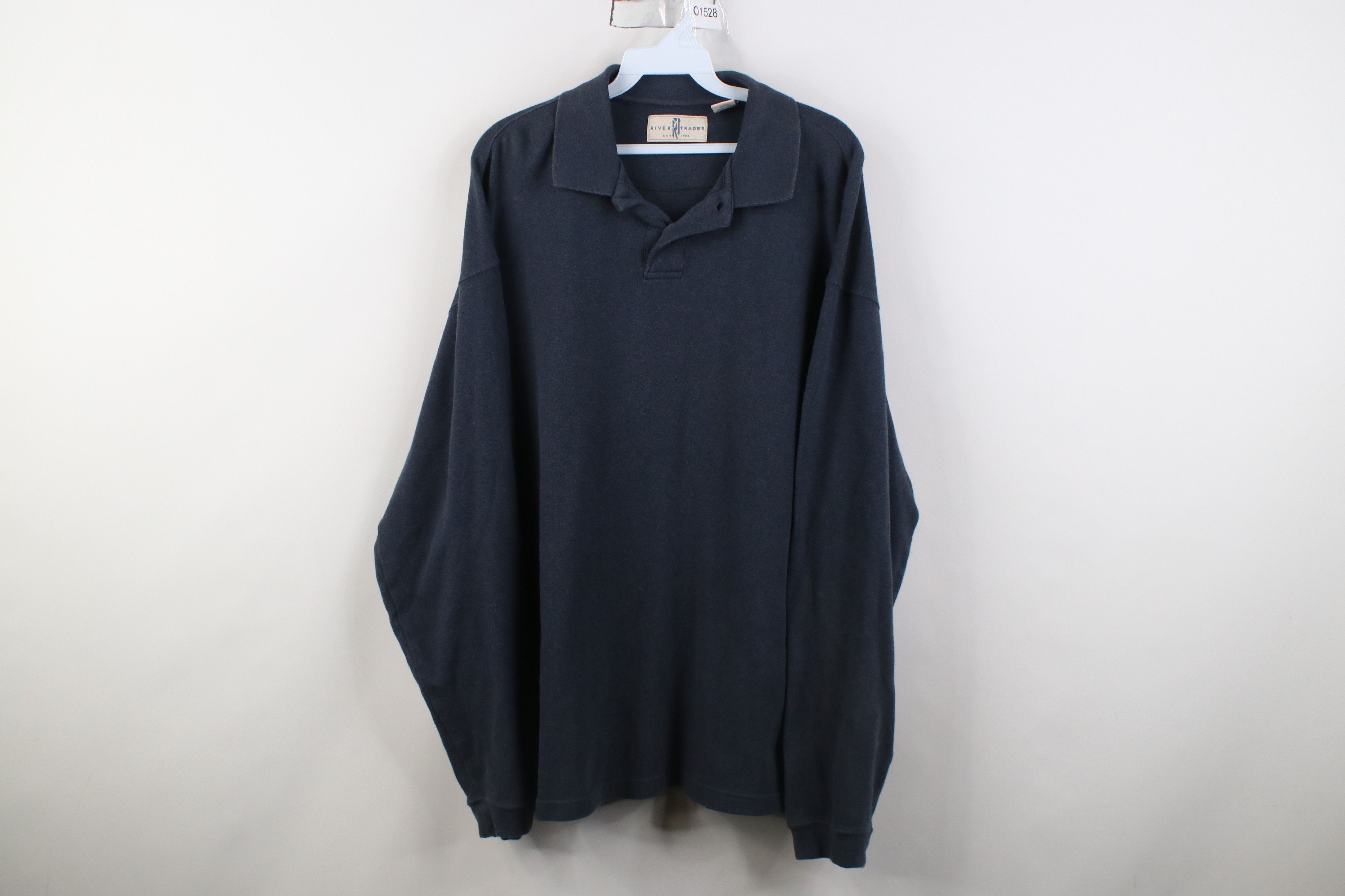 Vintage Vintage 90s Streetwear Touch Long Sleeve Rugby Polo Shirt Size US XL / EU 56 / 4 - 1 Thumbnail