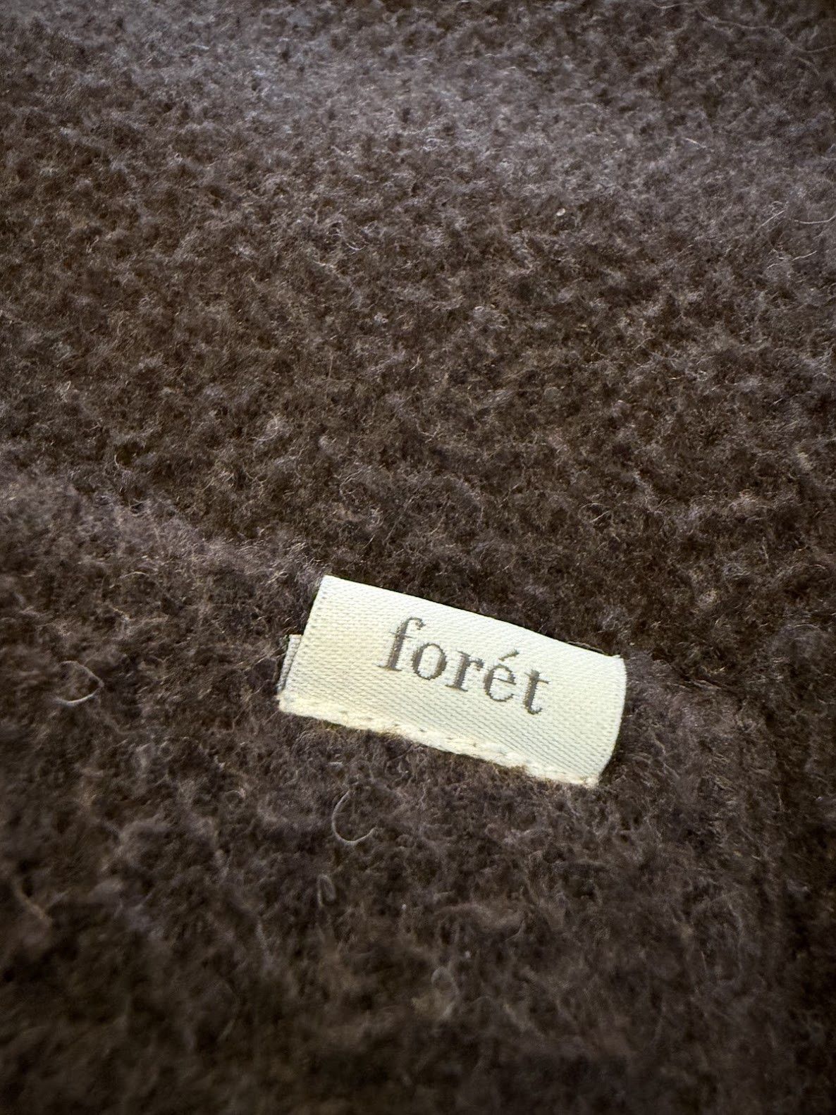foret Boucle / wool chore jacket (brown) Size US XL / EU 56 / 4 - 3 Thumbnail