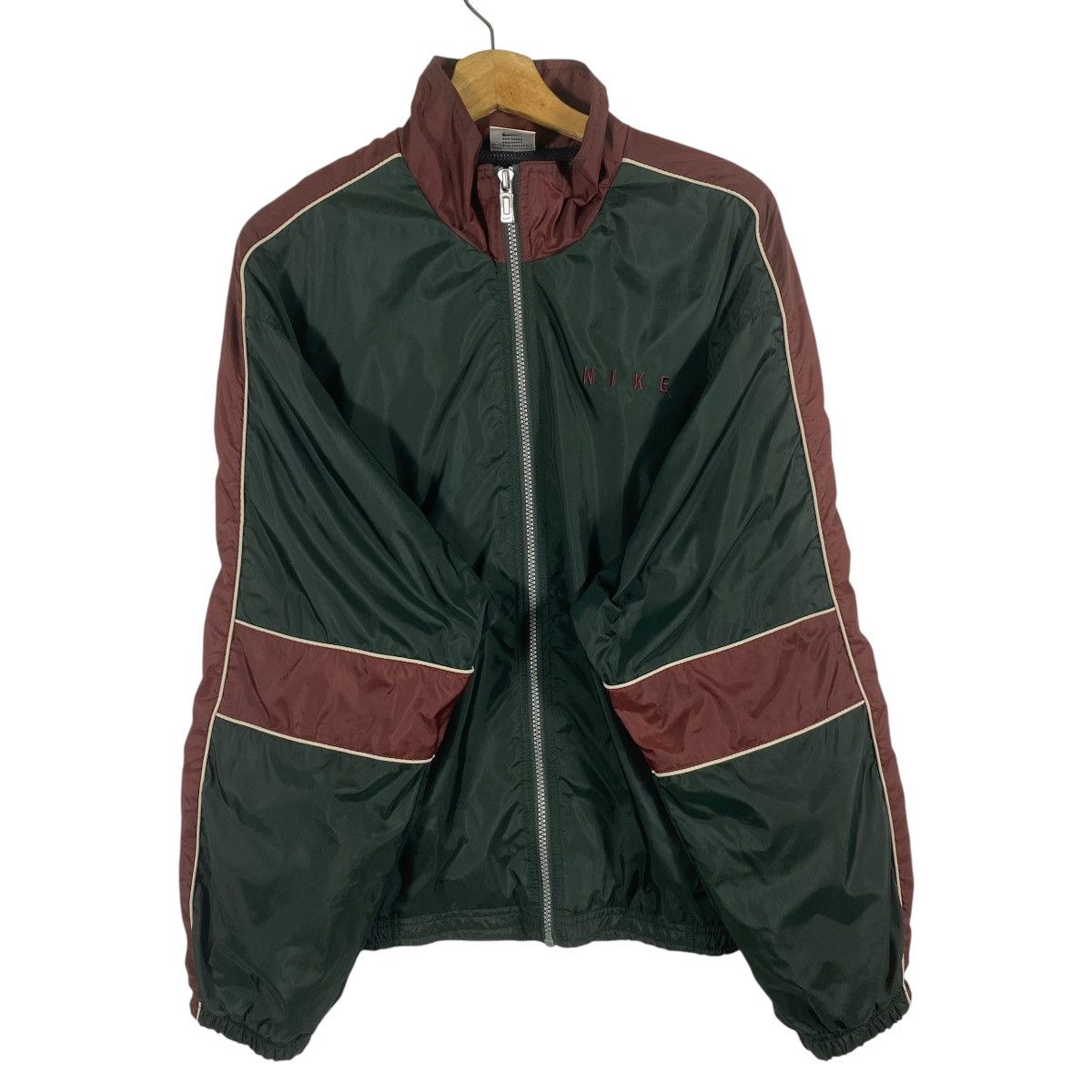 Nike × Vintage Vintage Nike Zipper Windbreaker Jacket Size US M / EU 48-50 / 2 - 6 Thumbnail