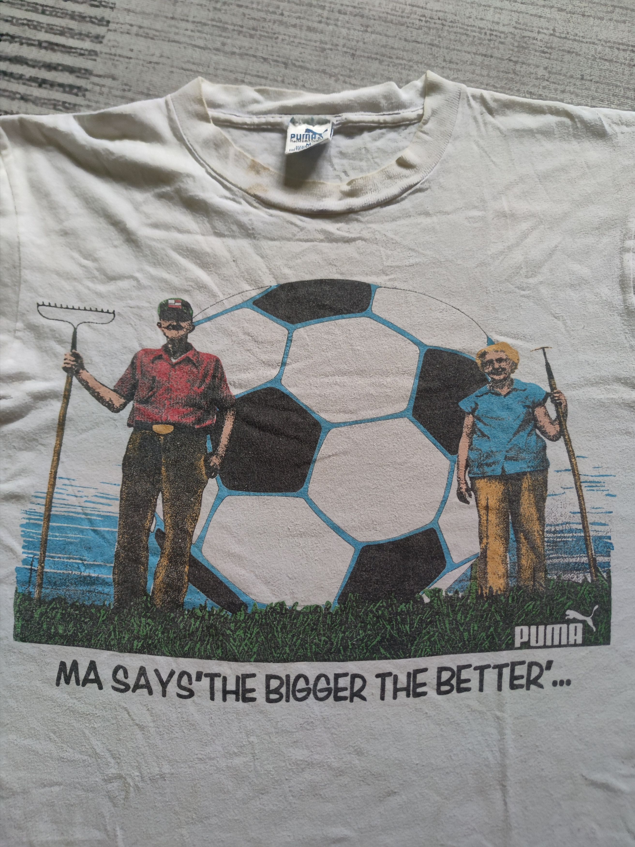 Puma Vintage 80s Puma T Shirt Made in USA Size US M / EU 48-50 / 2 - 11 Thumbnail