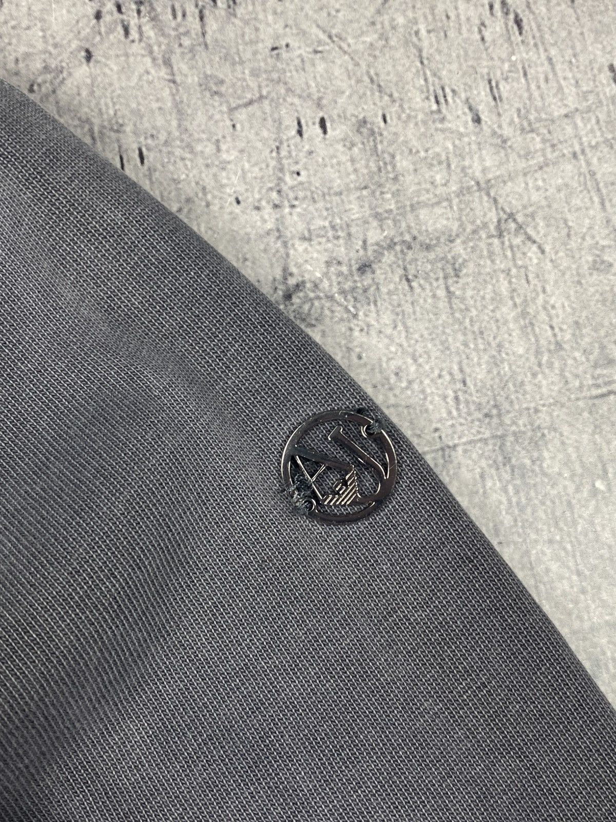 Armani Armani Jeans Grey Asymmetrical Biker Motorcycle Jacket Y2K Size XL / US 12-14 / IT 48-50 - 9 Thumbnail