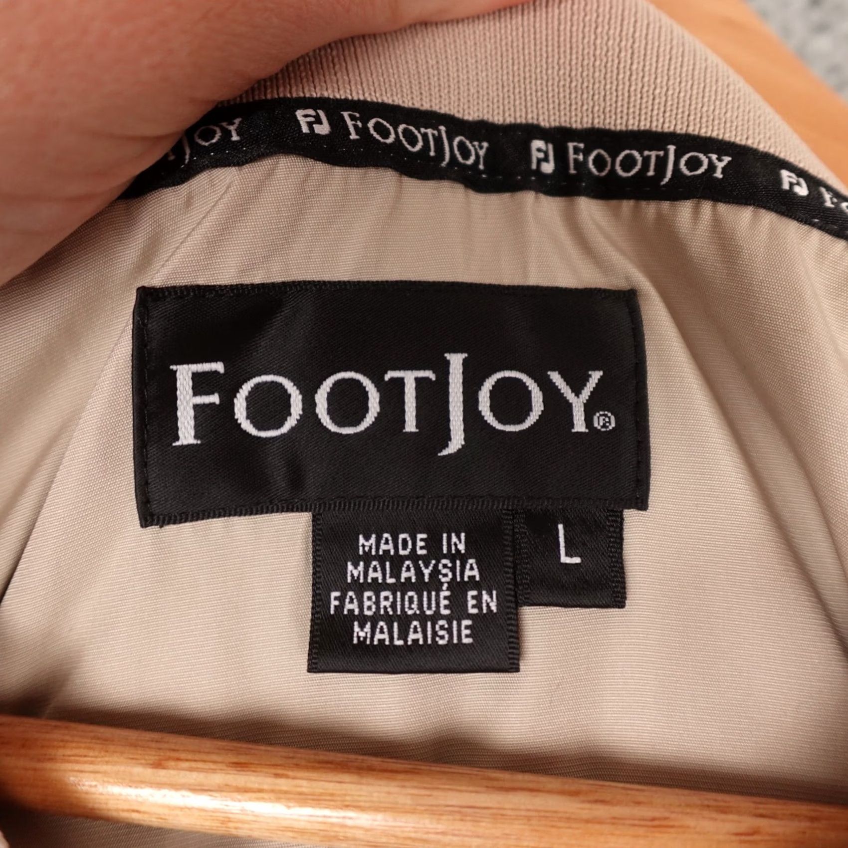 Footjoy Footjoy Windbreaker Pullover Golf Mens Large Brown Short Sleeve Lightweight Size US L / EU 52-54 / 3 - 2 Thumbnail