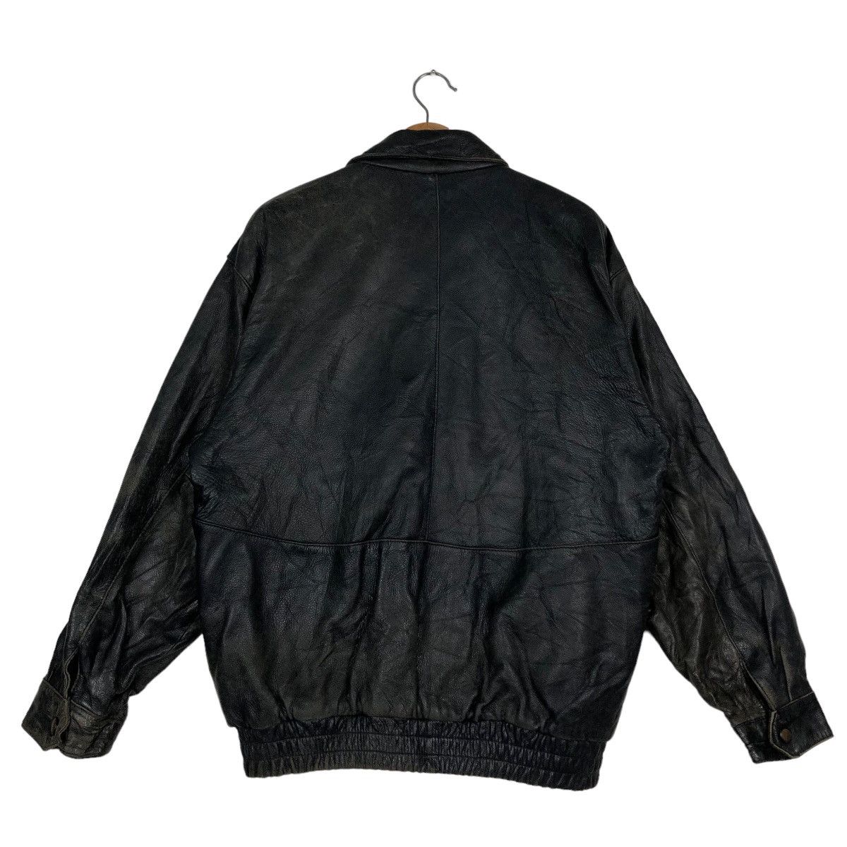 Genuine Leather 🔥90’s Vintage Genuine Leather Jacket Bomber Red Stage Japan Size US M / EU 48-50 / 2 - 7 Thumbnail
