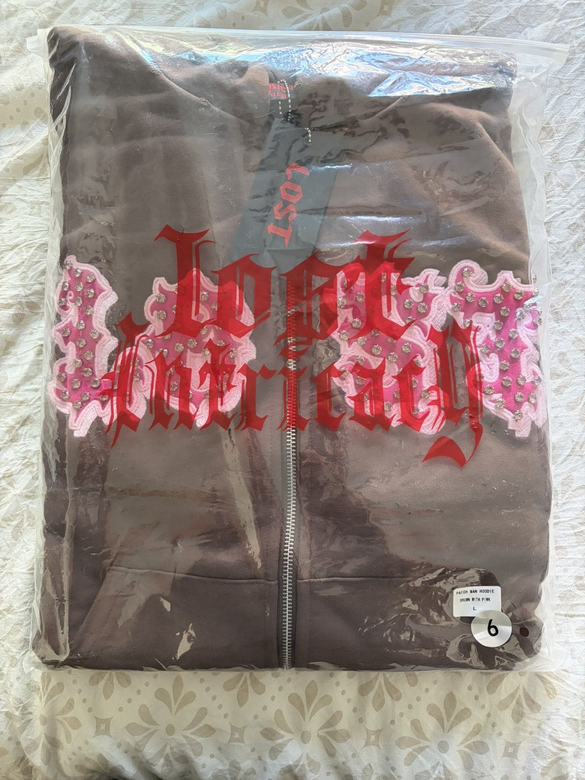 Other Lost Intricacy Brown Patch Zip Up Size US L / EU 52-54 / 3 - 1 Thumbnail