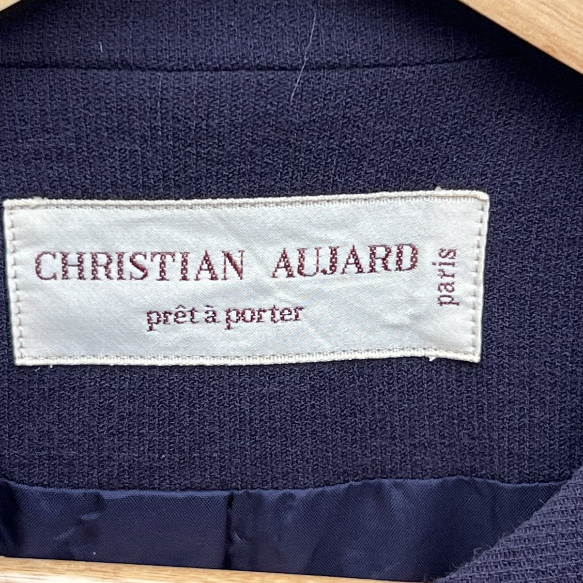 Japanese Brand “CHRISTIAN AUJARD” HALF BUTTON BLAZER Size S / US 4 / IT 40 - 3 Thumbnail