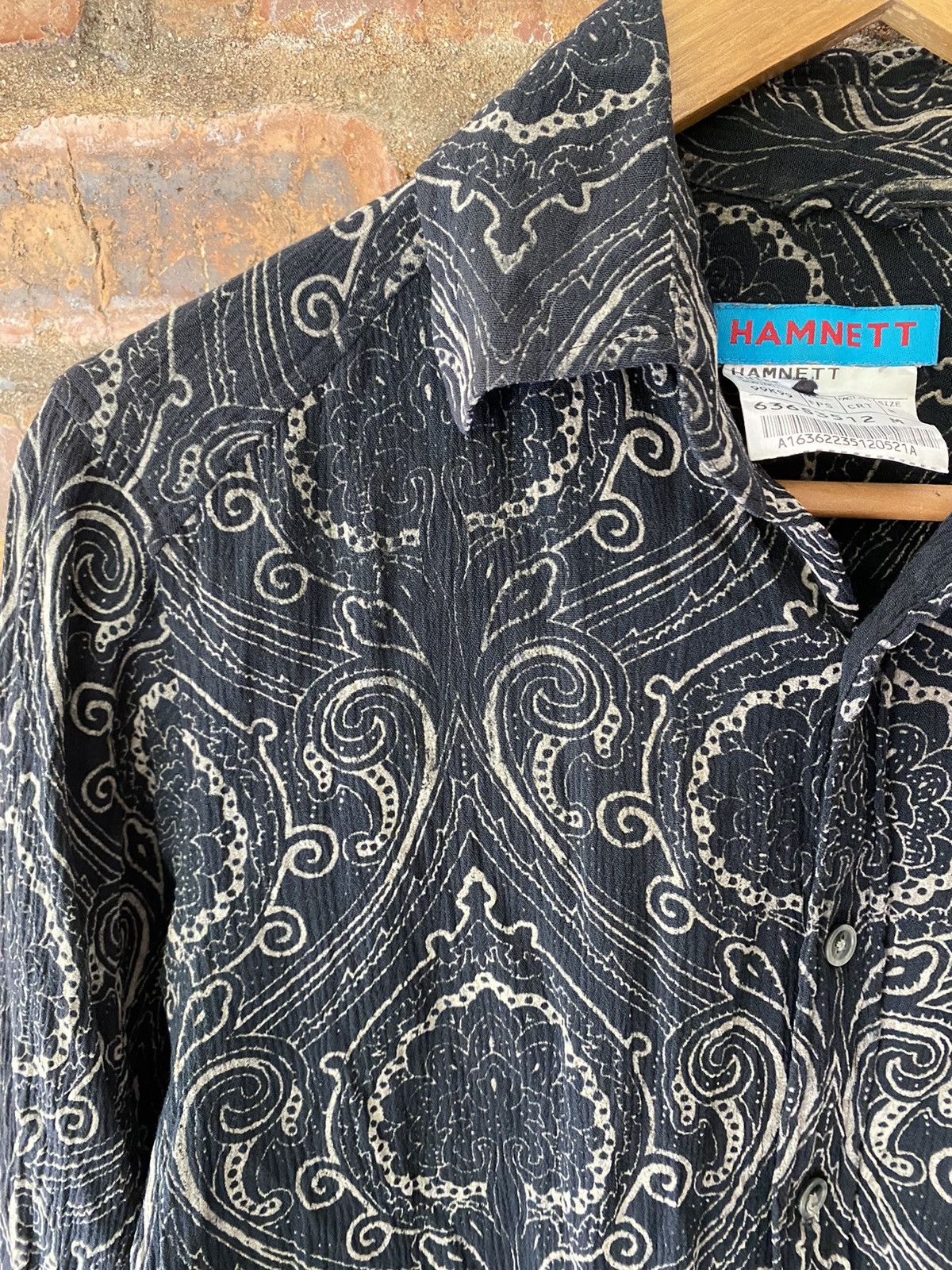 Katharine Hamnett London 2000s 100% rayon Tribal Paisley Size US M / EU 48-50 / 2 - 6 Thumbnail