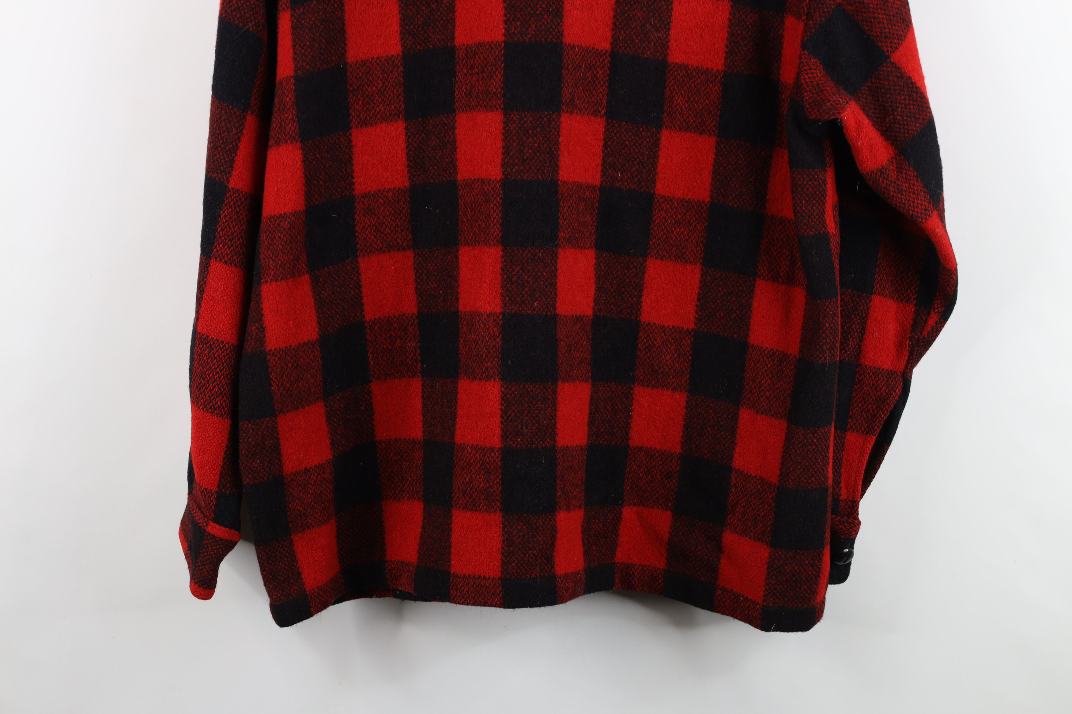 Hudsons Bay Vintage 50s Hudsons Bay Company Shirt Jacket Plaid USA Size US M / EU 48-50 / 2 - 12 Thumbnail