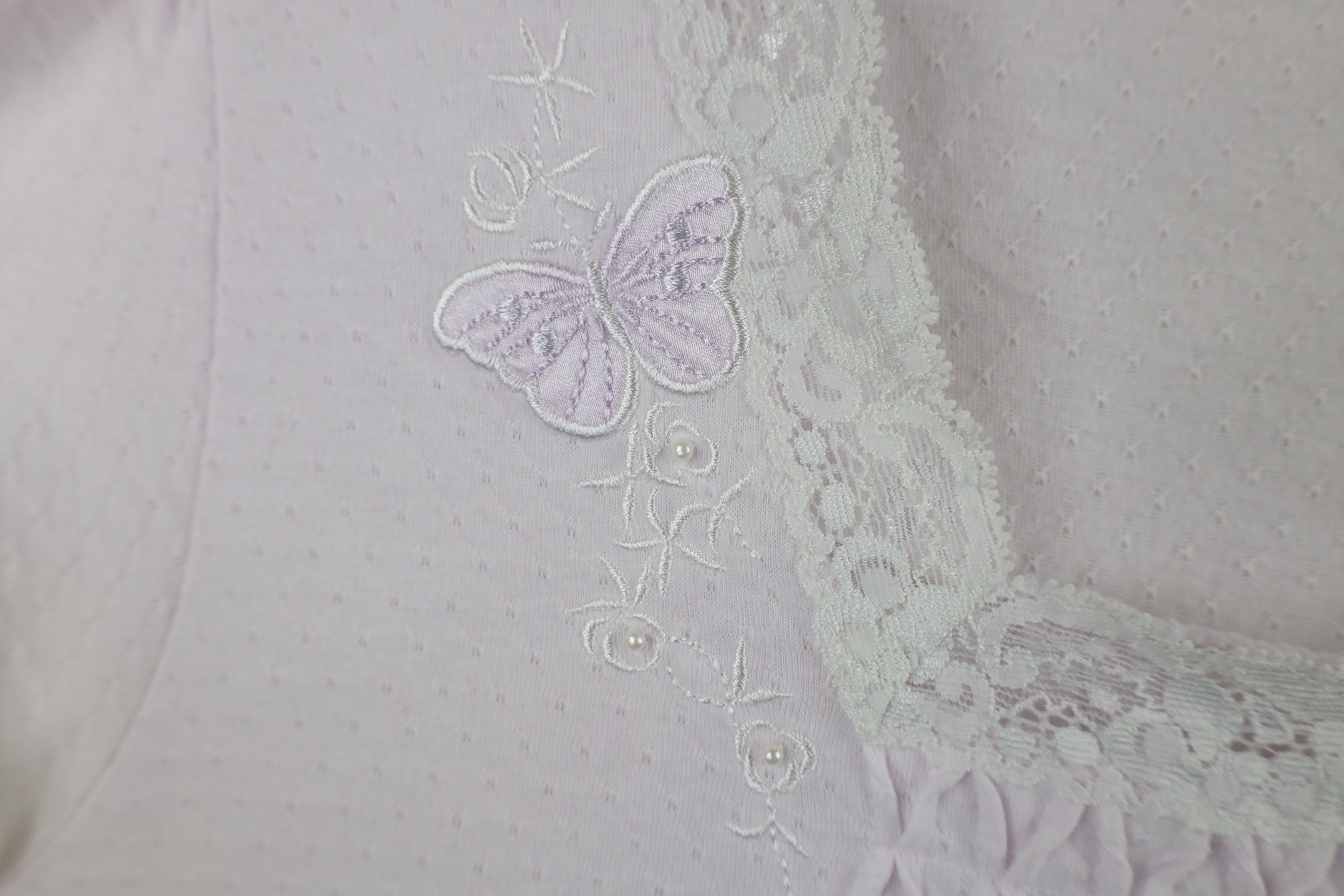 Vintage Vintage 90s Miss Elaine Butterfly Fairy Night Gown Sleep Size S / US 4 / IT 40 - 8 Thumbnail