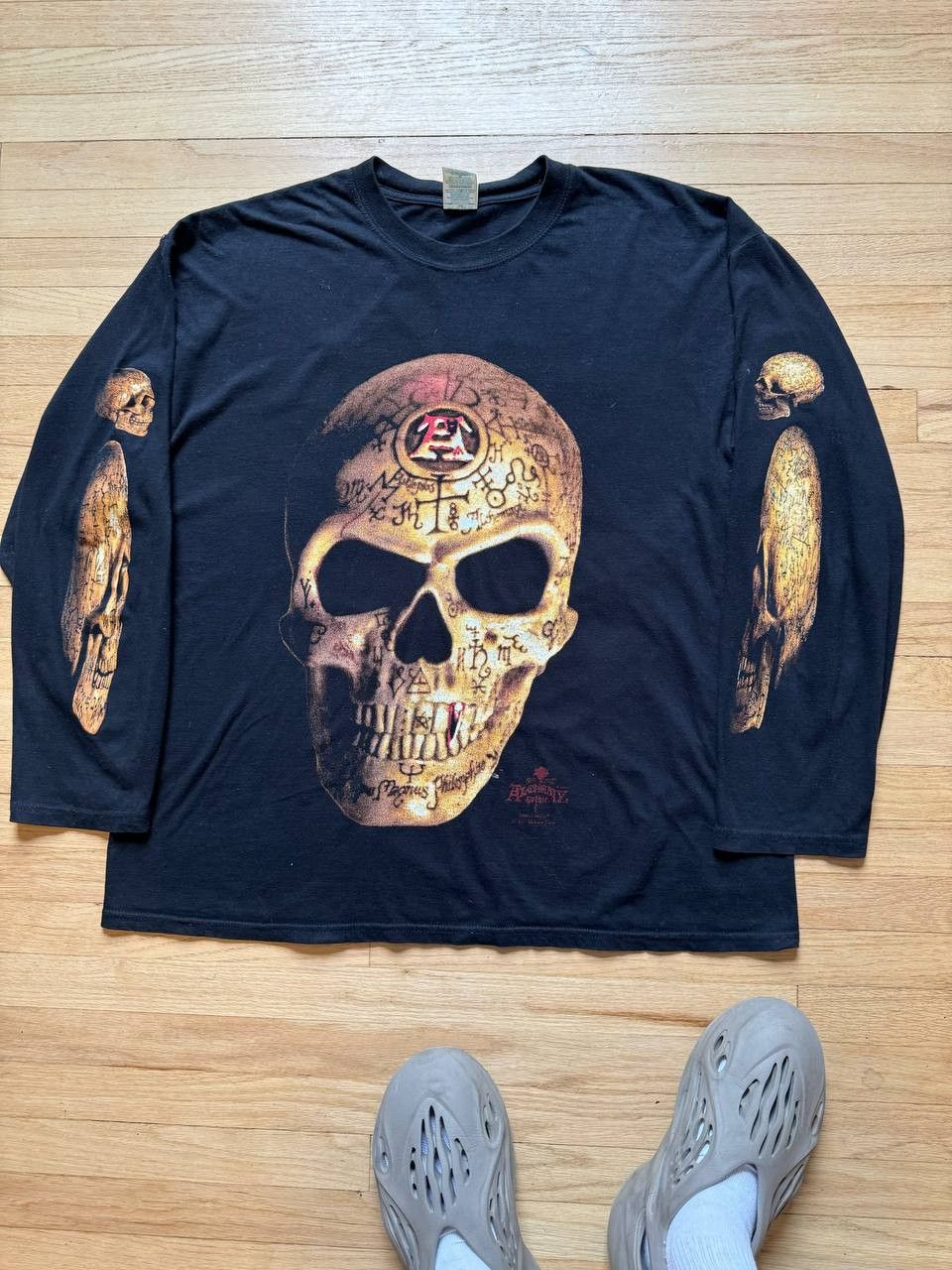 Alchemy Equipment × Vintage Vintage 90s Demons the Alchemy Carta Gothic Long Sleeve Y2K Size US XL / EU 56 / 4 - 1 Thumbnail