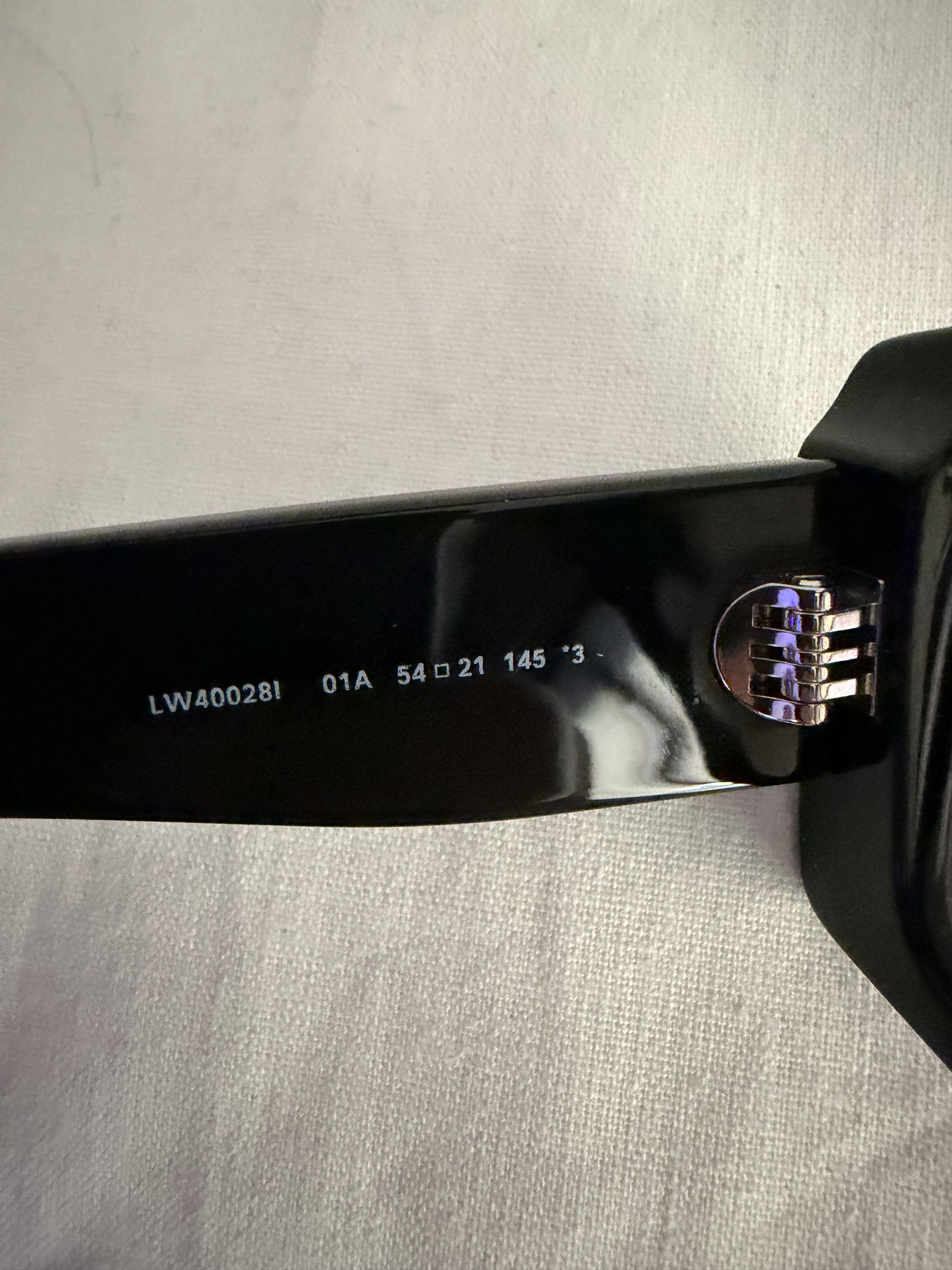Loewe "Anagram" Rectangular Sunglasses (LW40028I) Size ONE SIZE - 10 Thumbnail