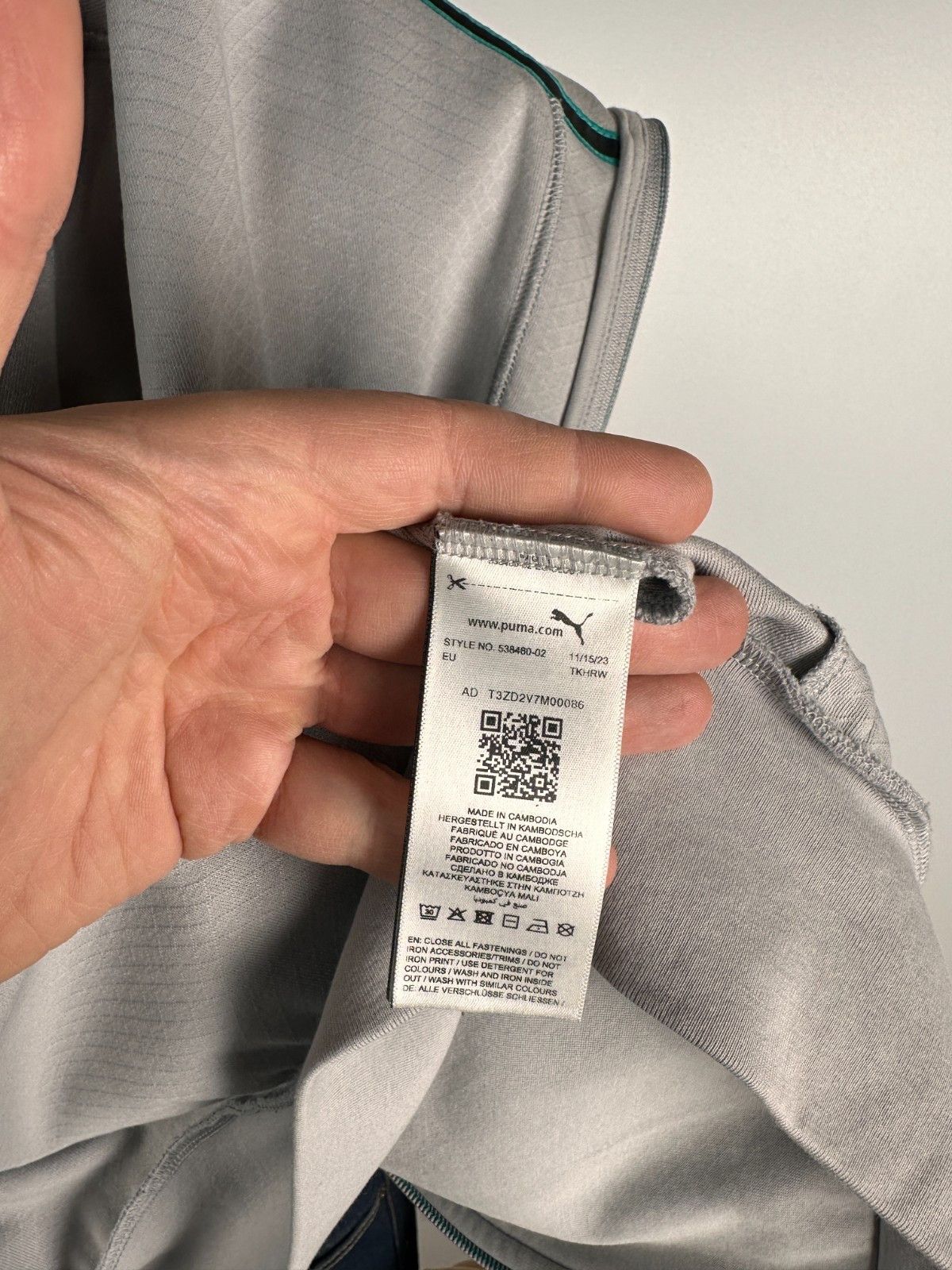 Puma Puma Mercedes Mapf1 Petronas Zip Hoodie Men's Grey Size XXL Size US XXL / EU 58 / 5 - 10 Thumbnail