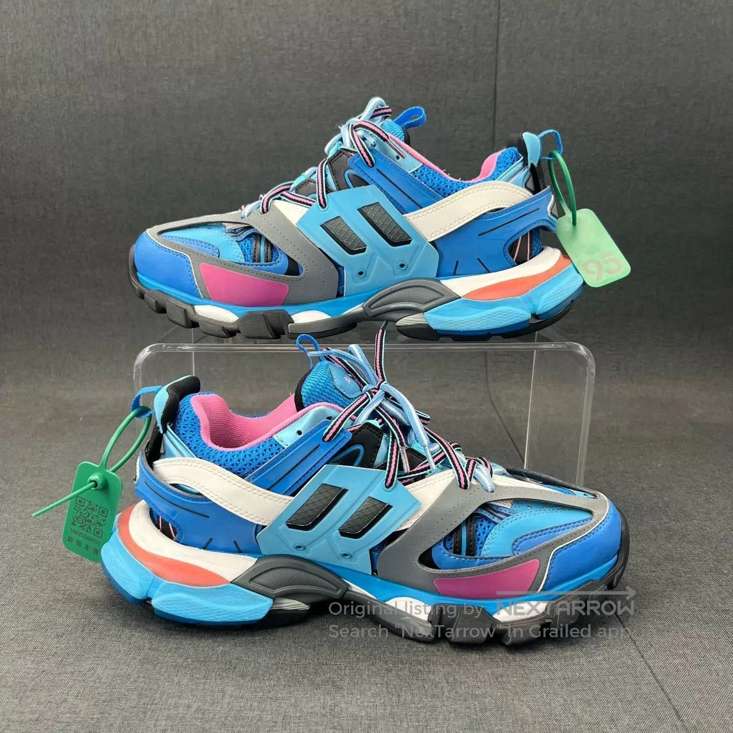 Balenciaga Multi-Color Athletic Sneakers Size 9. Size US 9 / EU 42 - 3 Thumbnail