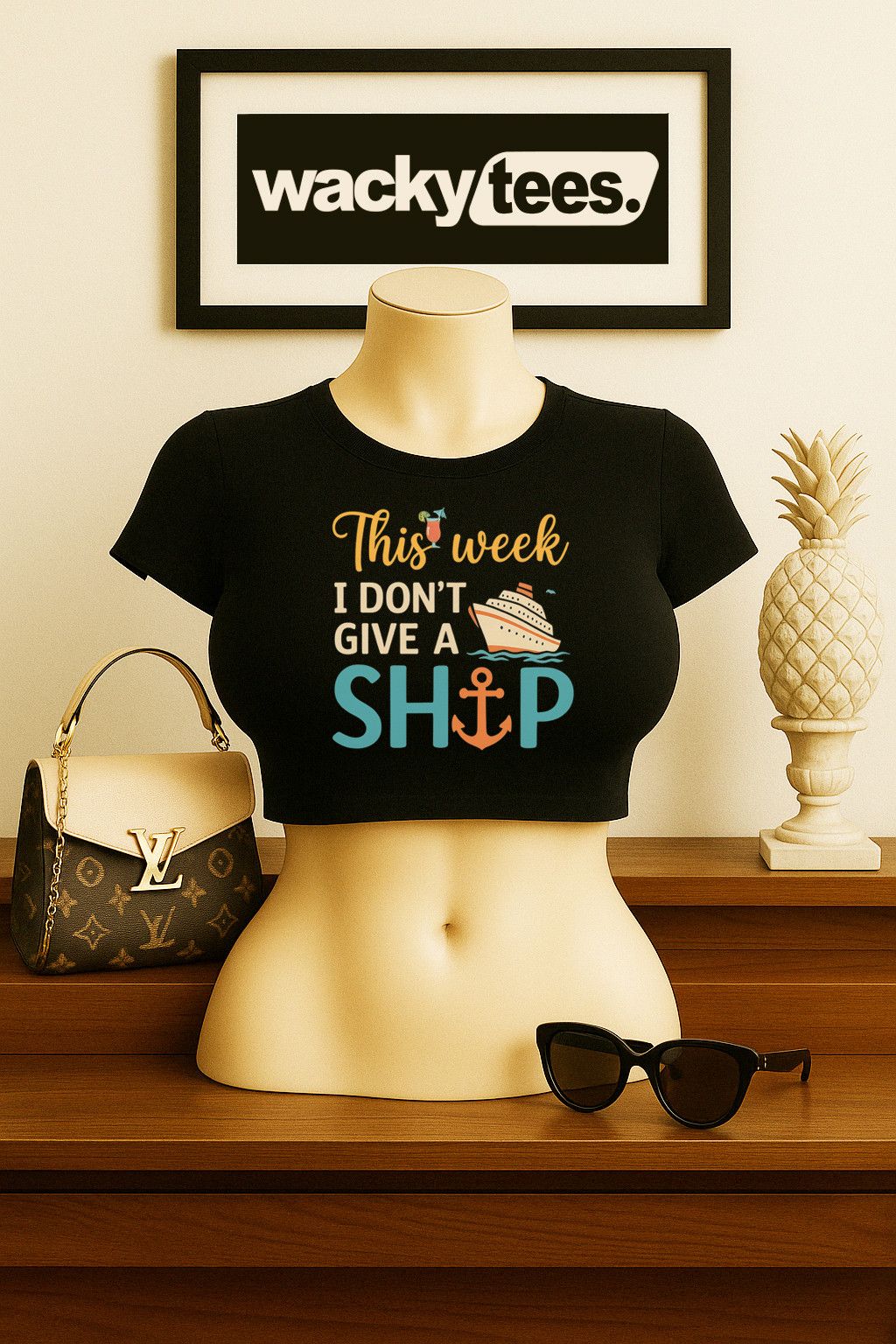 Other This Week I Dont Give a Ship Cruise Graphic Tee Shirt Size US L / EU 52-54 / 3 - 6 Thumbnail