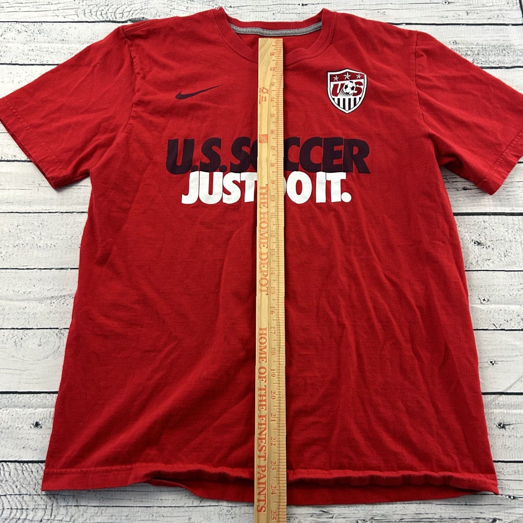 Nike Nike US Soccer Short Sleeve T Shirt Mens Medium Red Size US M / EU 48-50 / 2 - 3 Thumbnail