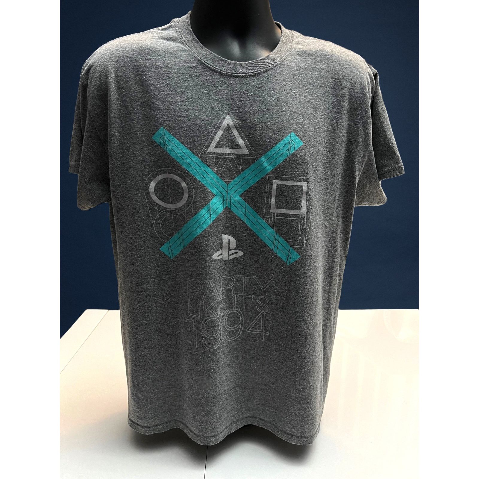 Playstation Sony PlayStation Party Like It’s 1994 T-Shirt Gray Size US L / EU 52-54 / 3 - 1 Thumbnail