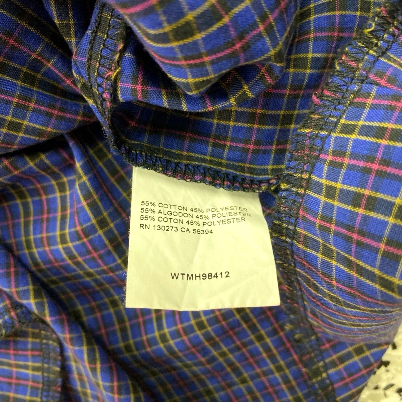 Wrangler VINTAGE Wrangler Pearl Snap Plaid Western Cowboy Shirt Mens Large Tall Size US L / EU 52-54 / 3 - 4 Thumbnail
