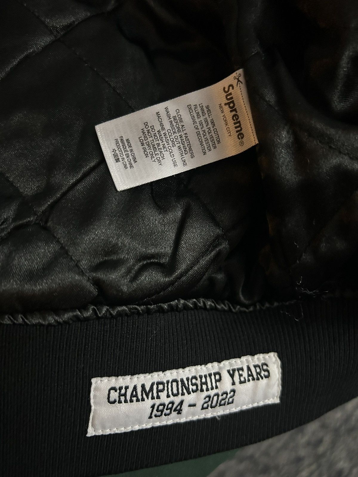 Mitchell & Ness × Supreme Supreme Mitchell & Ness Doughboy Twill Varsity Jacket Medium Size US M / EU 48-50 / 2 - 10 Thumbnail