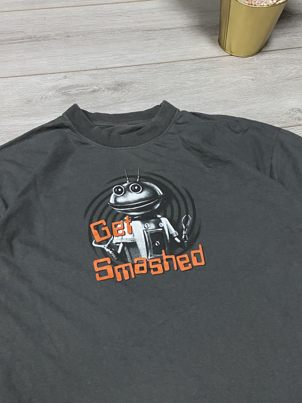 Cartoon Network Get smashed 🤖 robot Martian vintage t-shirt Size US L / EU 52-54 / 3 - 3 Thumbnail