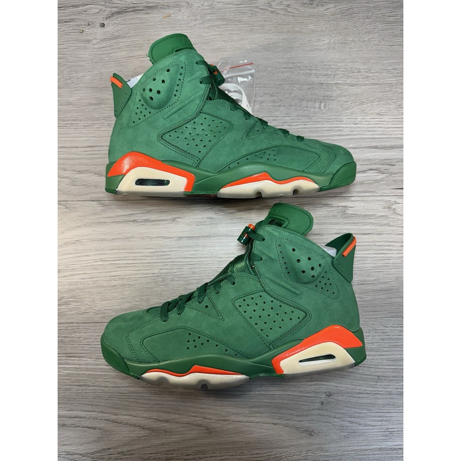 Jordan Brand Air Jordan 6 Retro NRG Green Suede Gatorade - Size 8 Size US 8 / EU 41 - 2 Thumbnail
