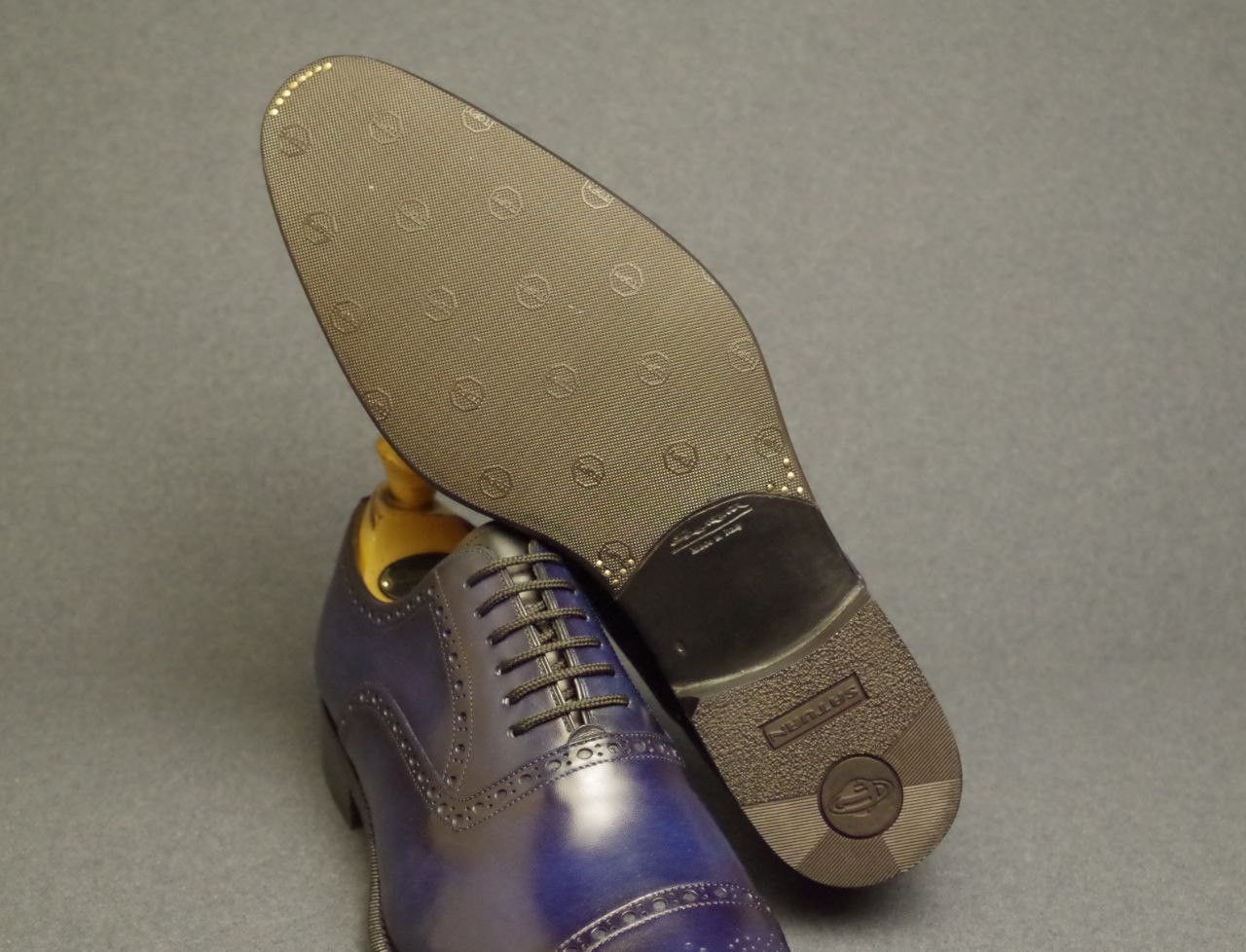 Santoni Santoni Oxfords 9IT 9.5UK For Foot 28-28.2 cm. Size US 10 / EU 43 - 9 Thumbnail
