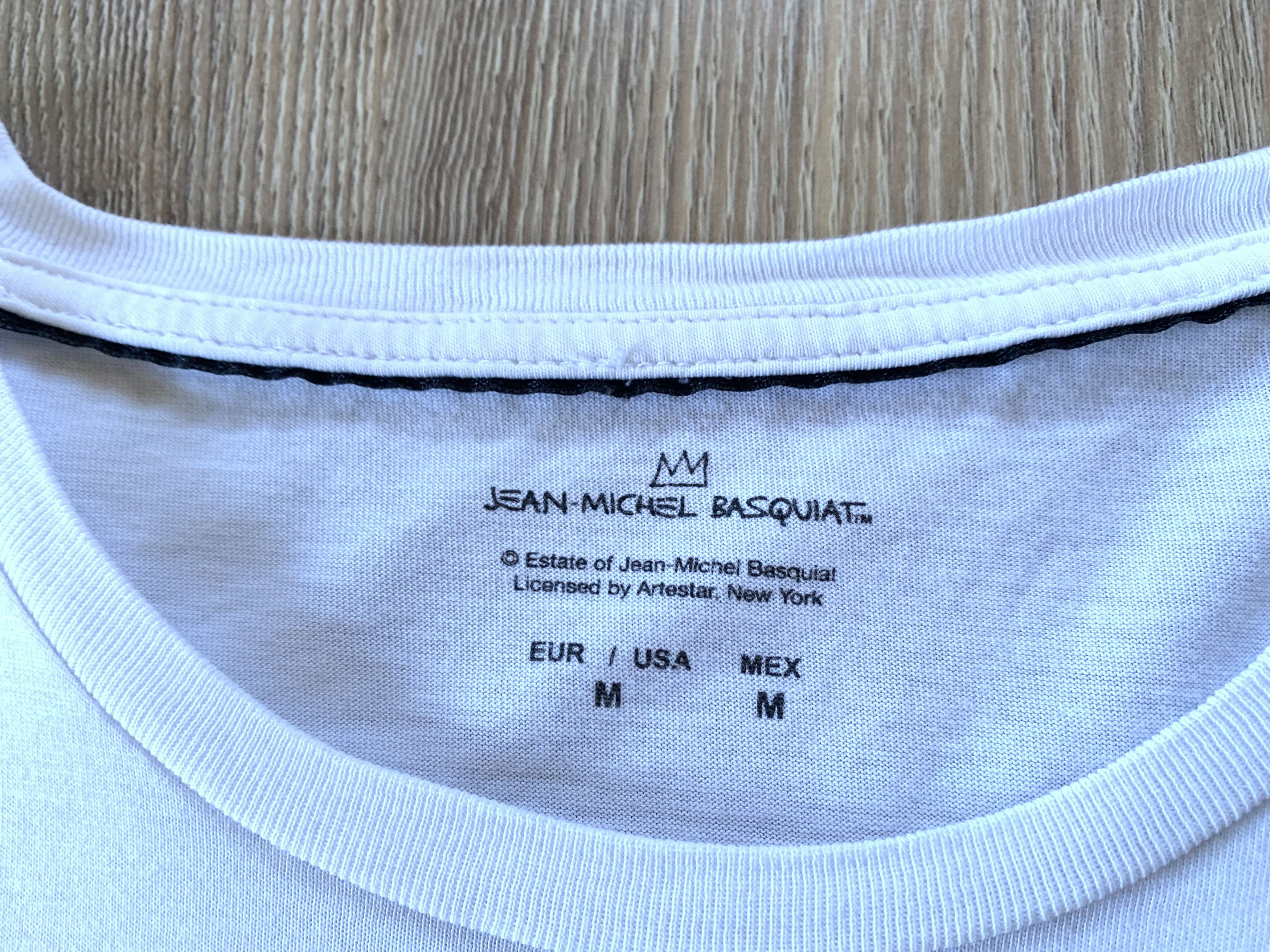Jean-Michel Basquiat Vintage Jean Michel Basquiat White Printed T-Shirt Size US M / EU 48-50 / 2 - 6 Thumbnail