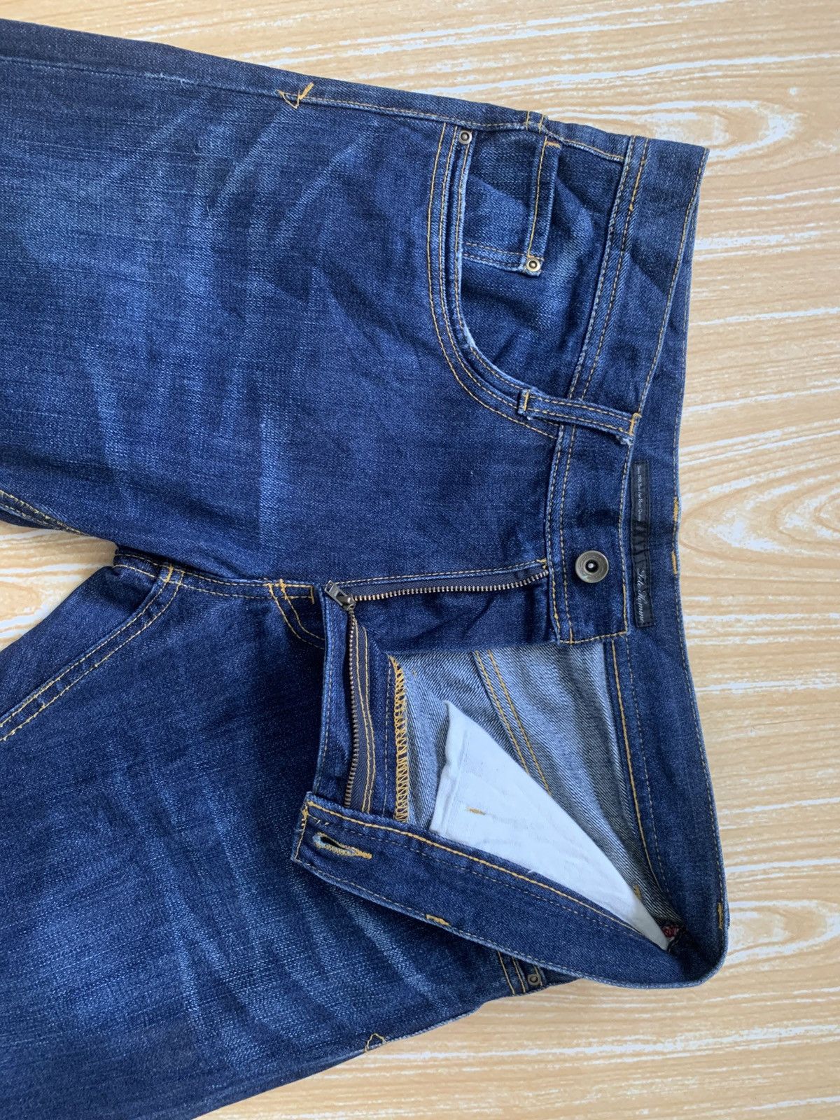 Issey Miyake × Tete Homme Rare..Tete Homme Denim Jeans Pants Size US 32 / EU 48 - 17 Thumbnail