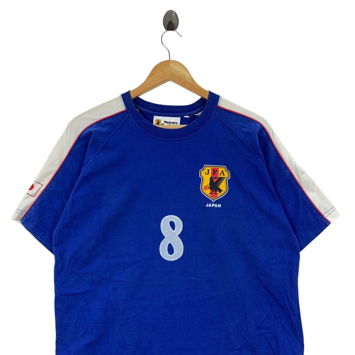 Vintage Vintage 1999 JFA JAPAN NATIONAL Team #8 Ono J. League Tshirt Size US M / EU 48-50 / 2 - 2 Thumbnail