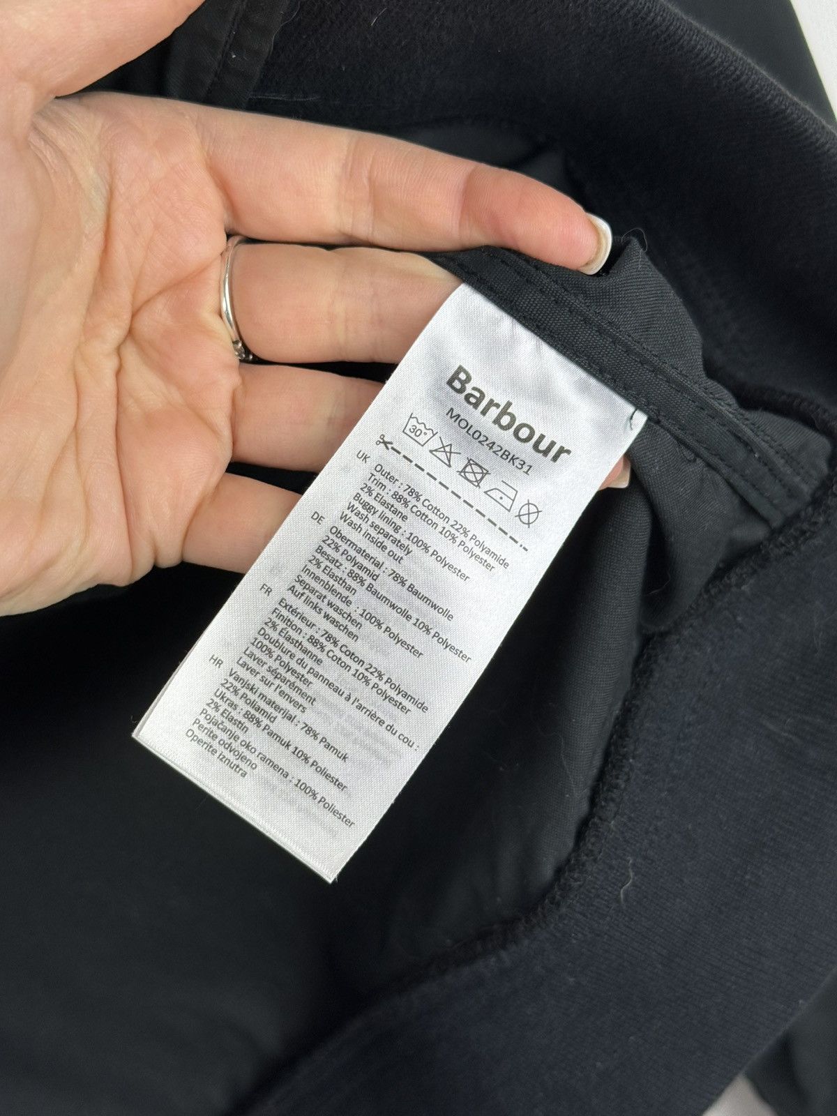 Barbour Barbour International Men’s Full Zip Windbreaker Jacket Size US S / EU 44-46 / 1 - 14 Thumbnail