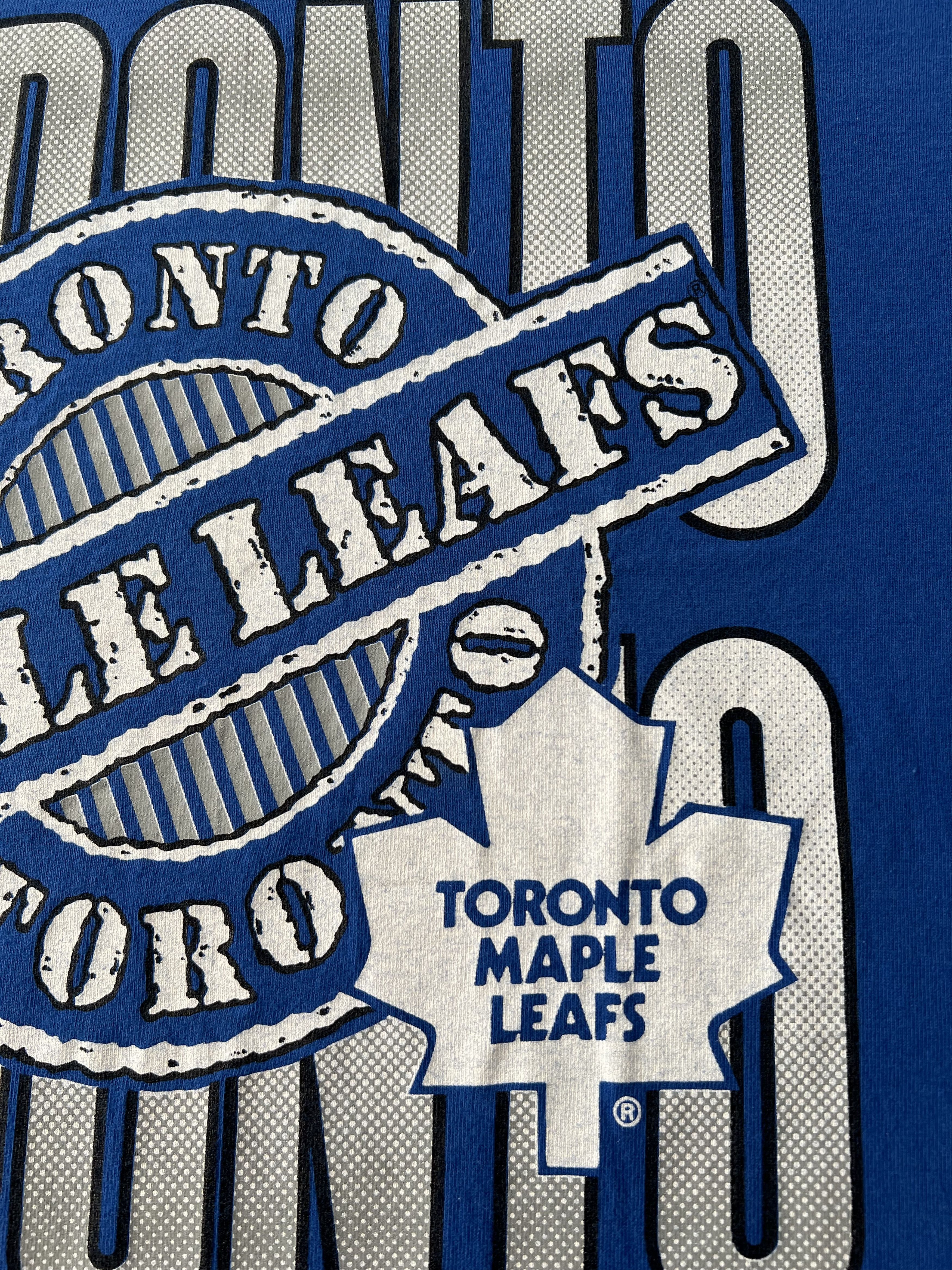 NHL Vintage 1991 Toronto Maple Leafs NHL Hockey T-shirt Size US XL / EU 56 / 4 - 5 Thumbnail