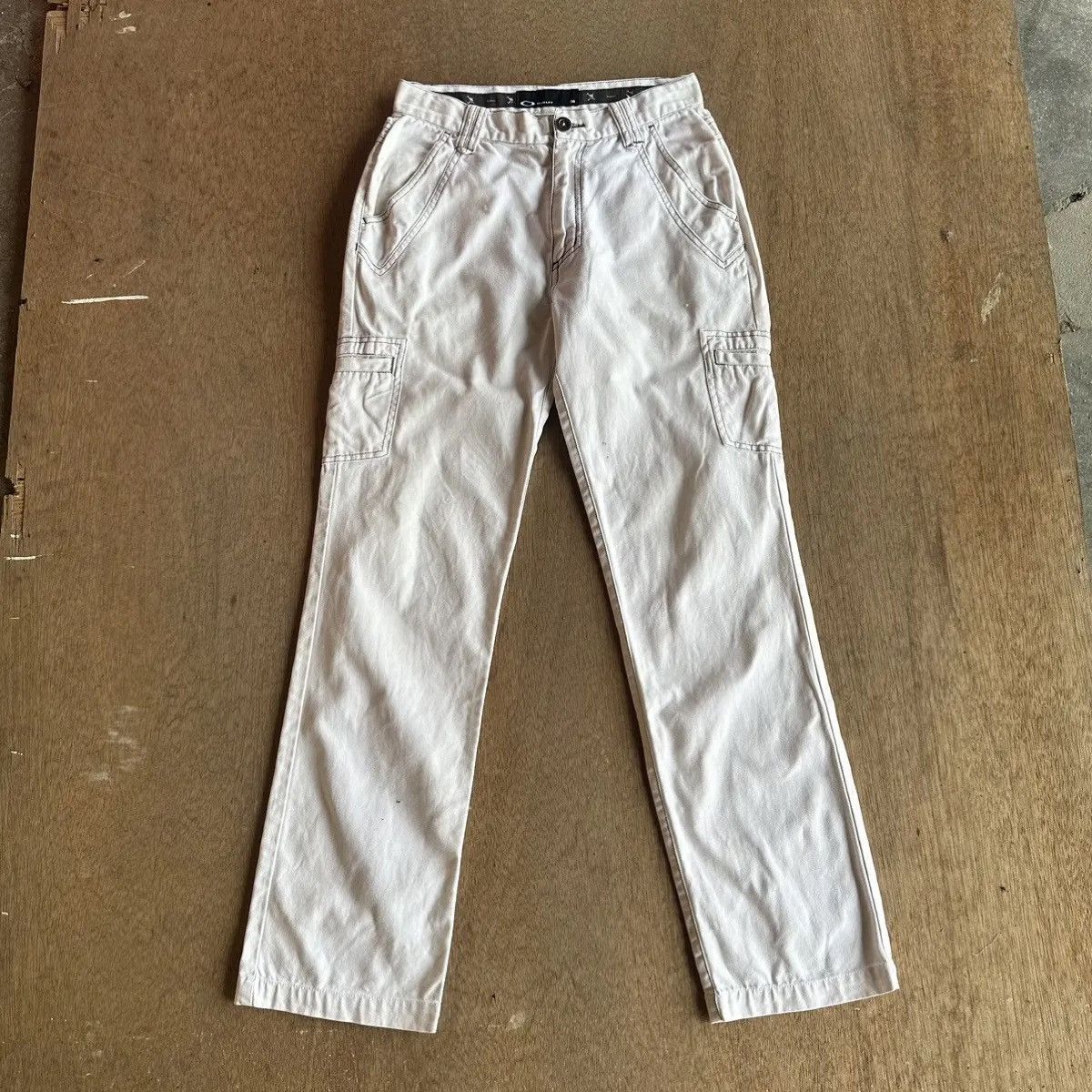 Oakley ARCHIVE🔥OAKLEY EMBROIDERY LOGO DOUBLE POCKET VERY RARE PANT Size US 29 - 3 Thumbnail