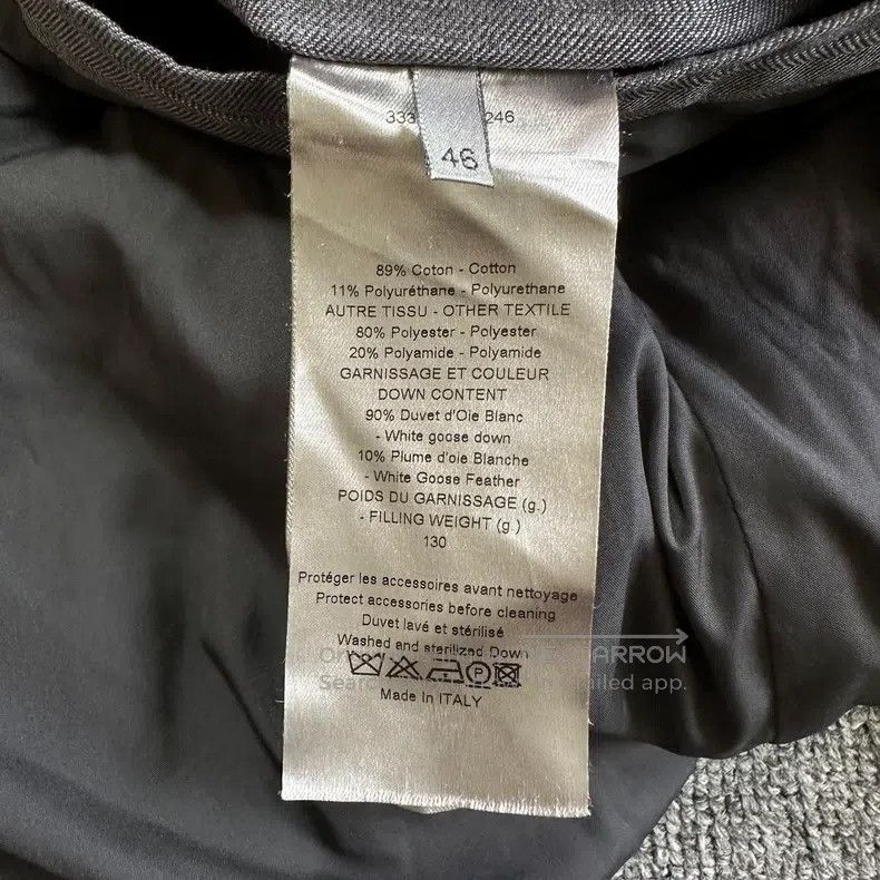 Dior Dior Dior Homme Light Grey Down Jacket Size US S / EU 44-46 / 1 - 5 Thumbnail